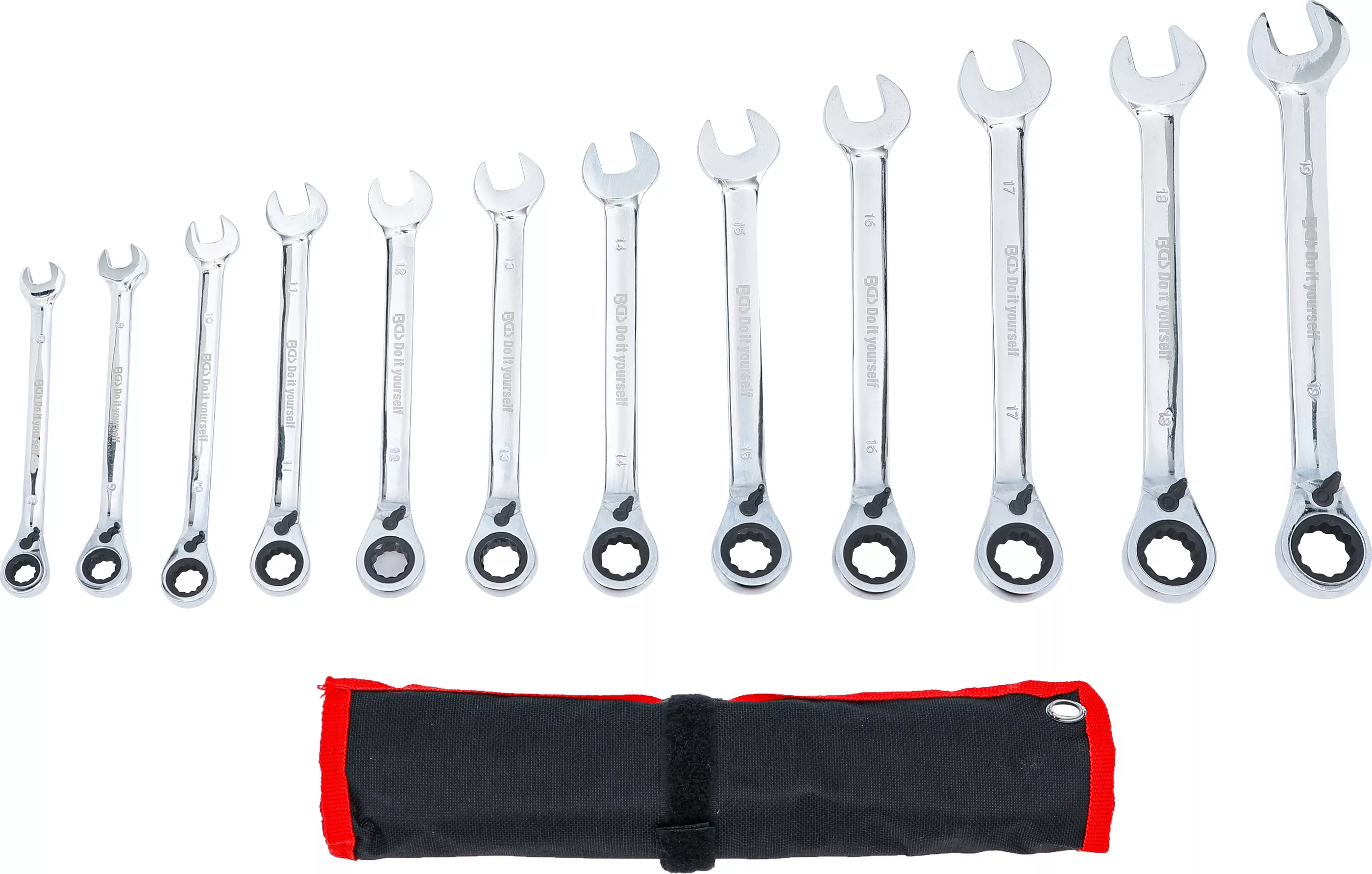 Set chei combinate cu clichet | reversibile | 8 - 19 mm | 12 piese [3]