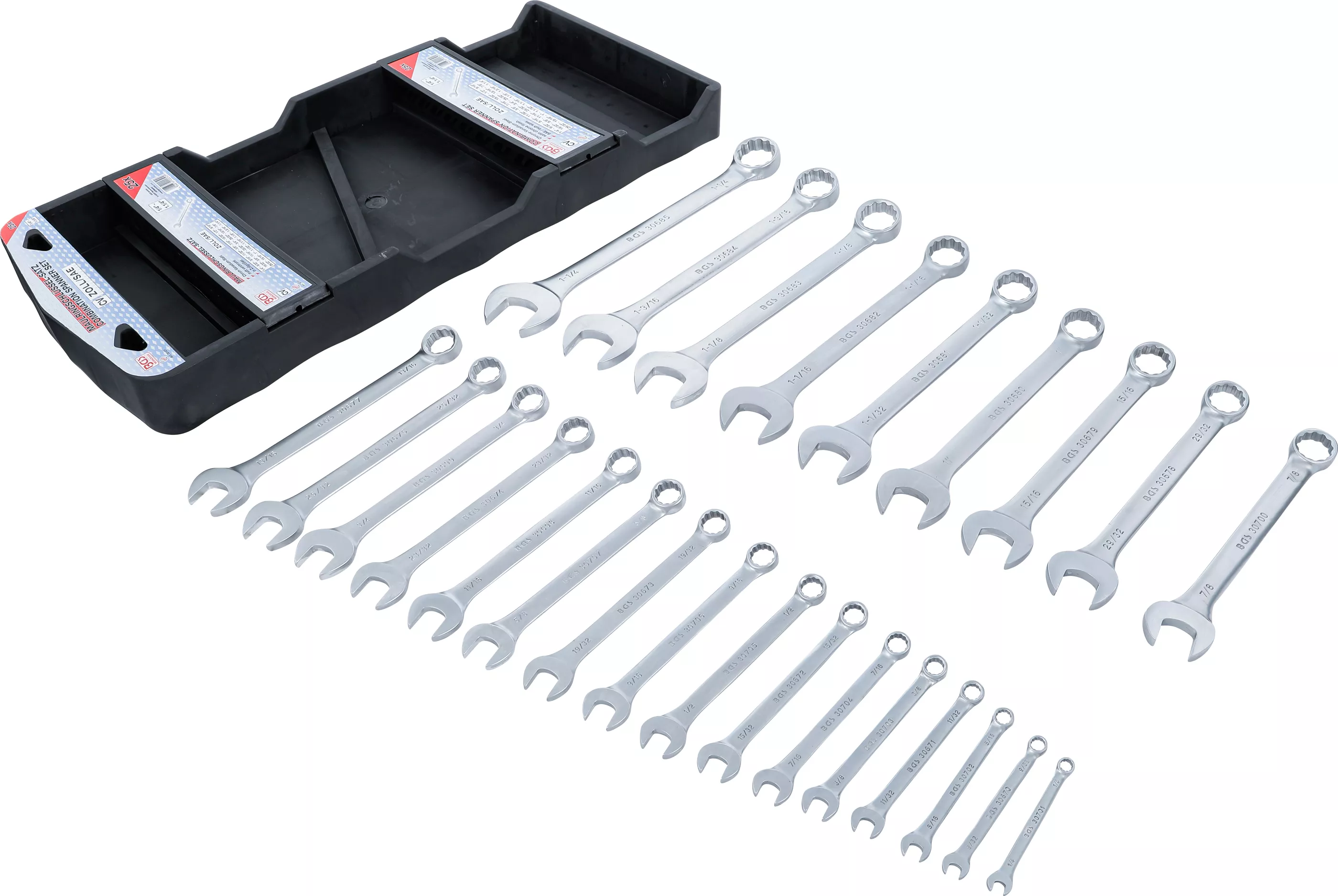 Set chei combinate | Marimi in toli | 1/4" - 1.1/4" | 25 piese [2]