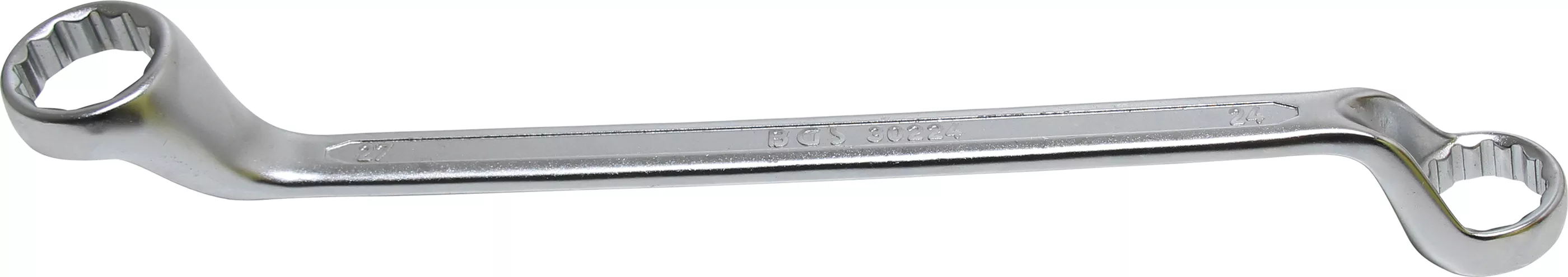 Chei inelare duble - Cheie inelara dubla | cotite adanc | 24 x 27 mm