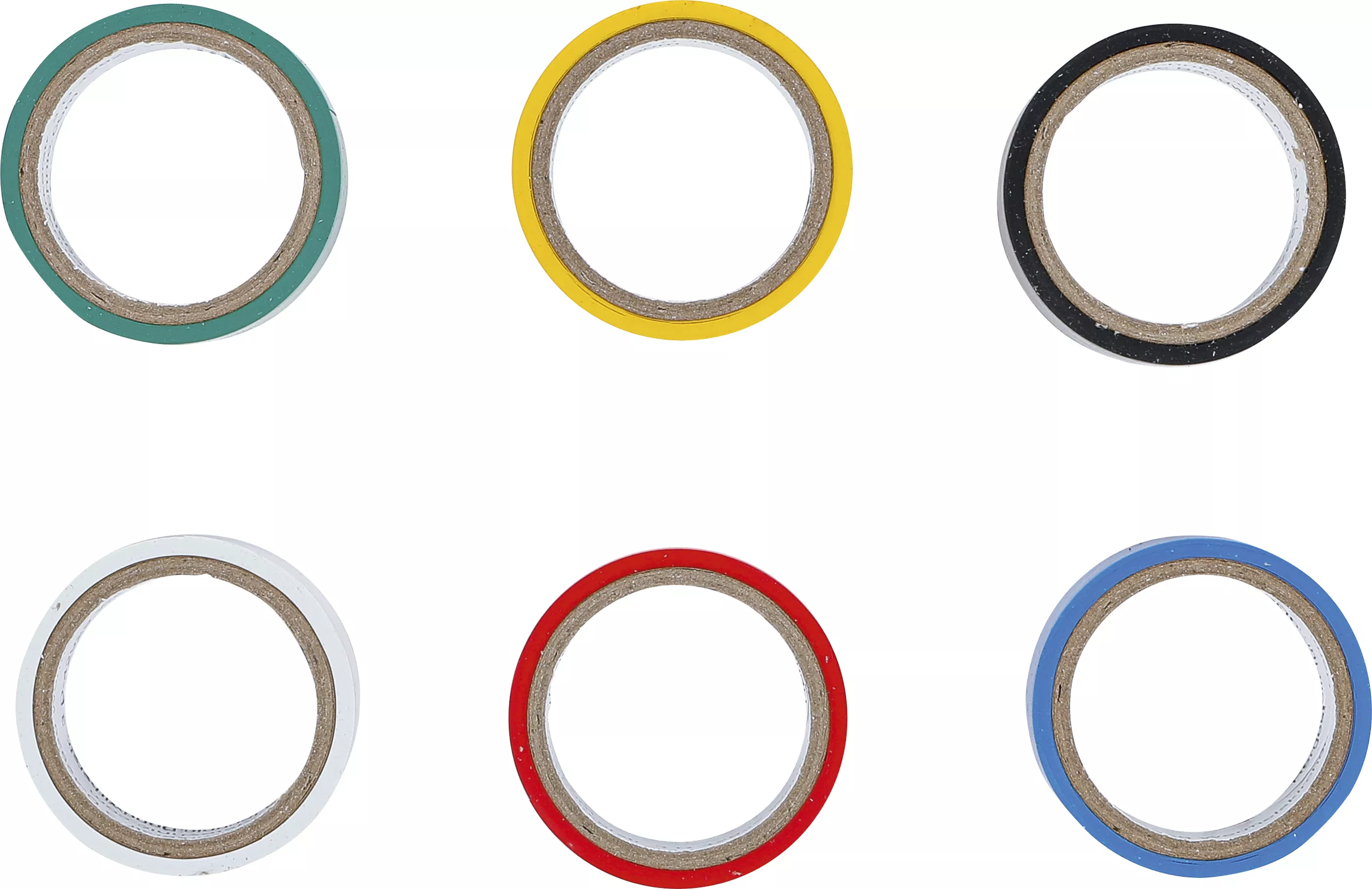 Banda adeziva multipla color | 19 x 3,5 m | 6 piese [2]