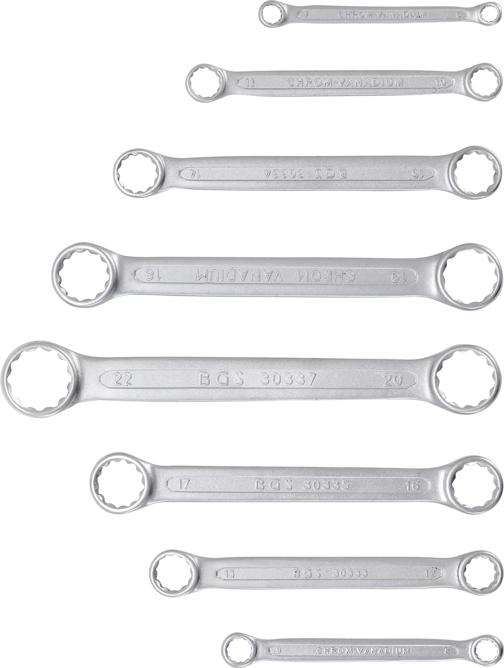 Set chei inelare duble | extra plat | 6 - 22 mm | 8 piese [3]