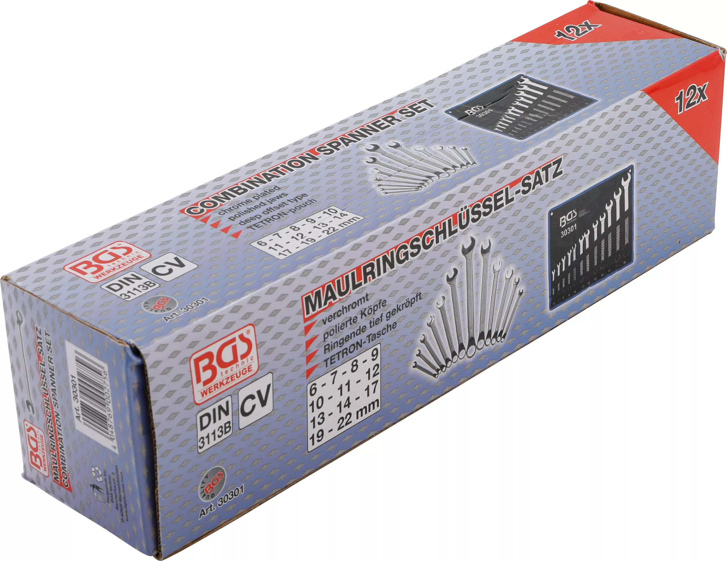 Set chei combinatem | cotite | 6 - 22 mm | 12 piese [5]