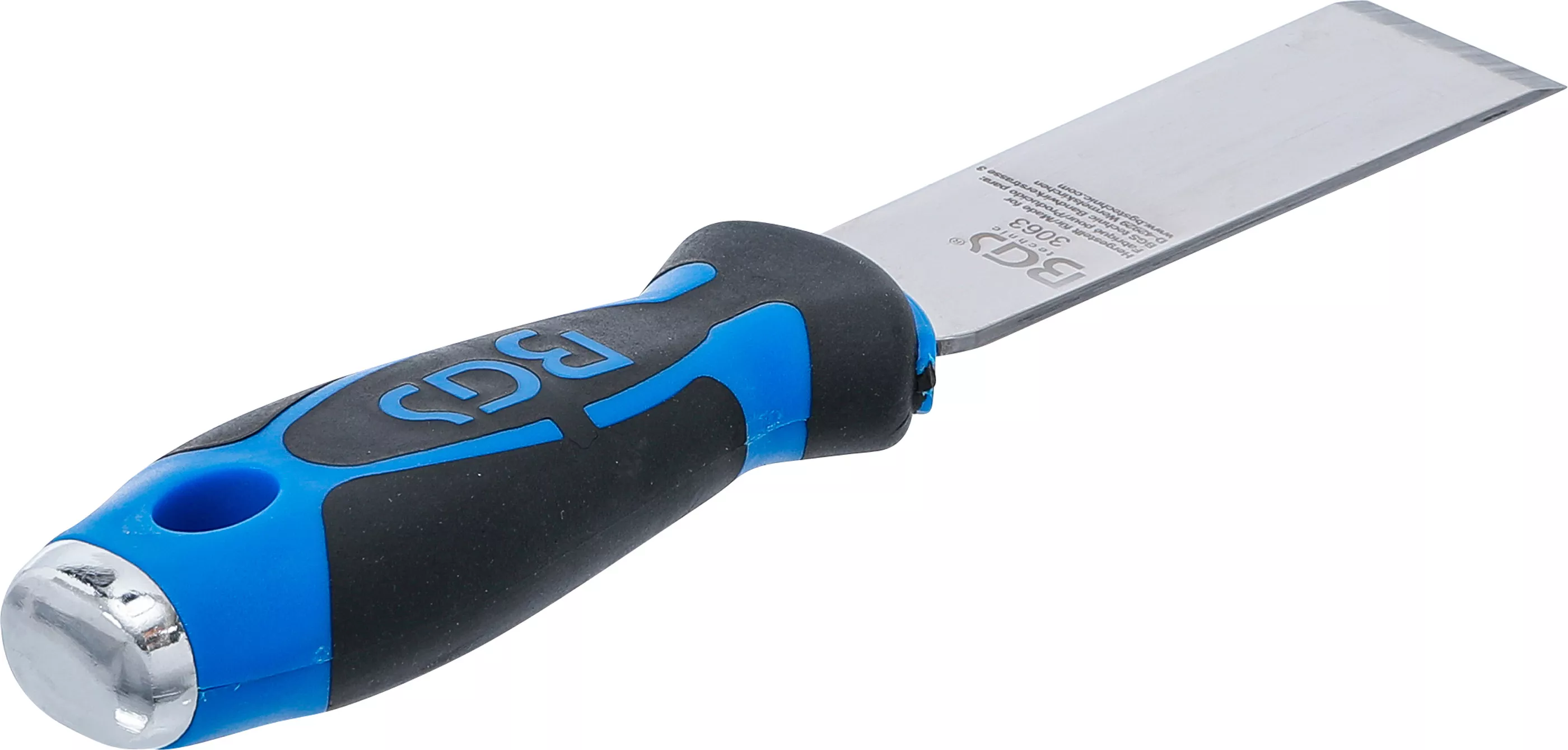 Razuitor | inox | Maner greu de cauciuc 2 componente cu gaura [2]