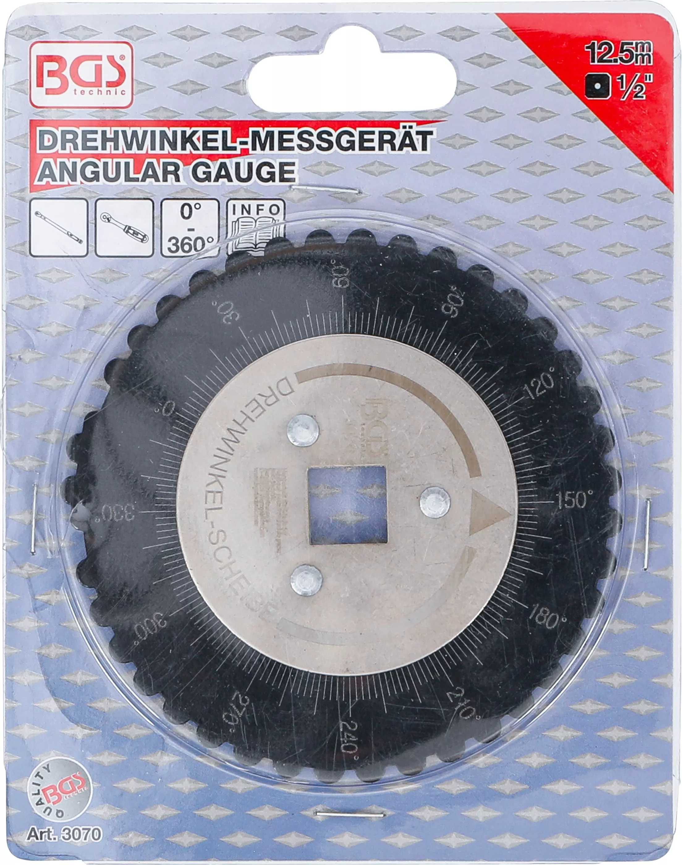 Dispozitiv de masurat unghi pentru torsiune | Antrenare 12,5 mm (1/2") [3]