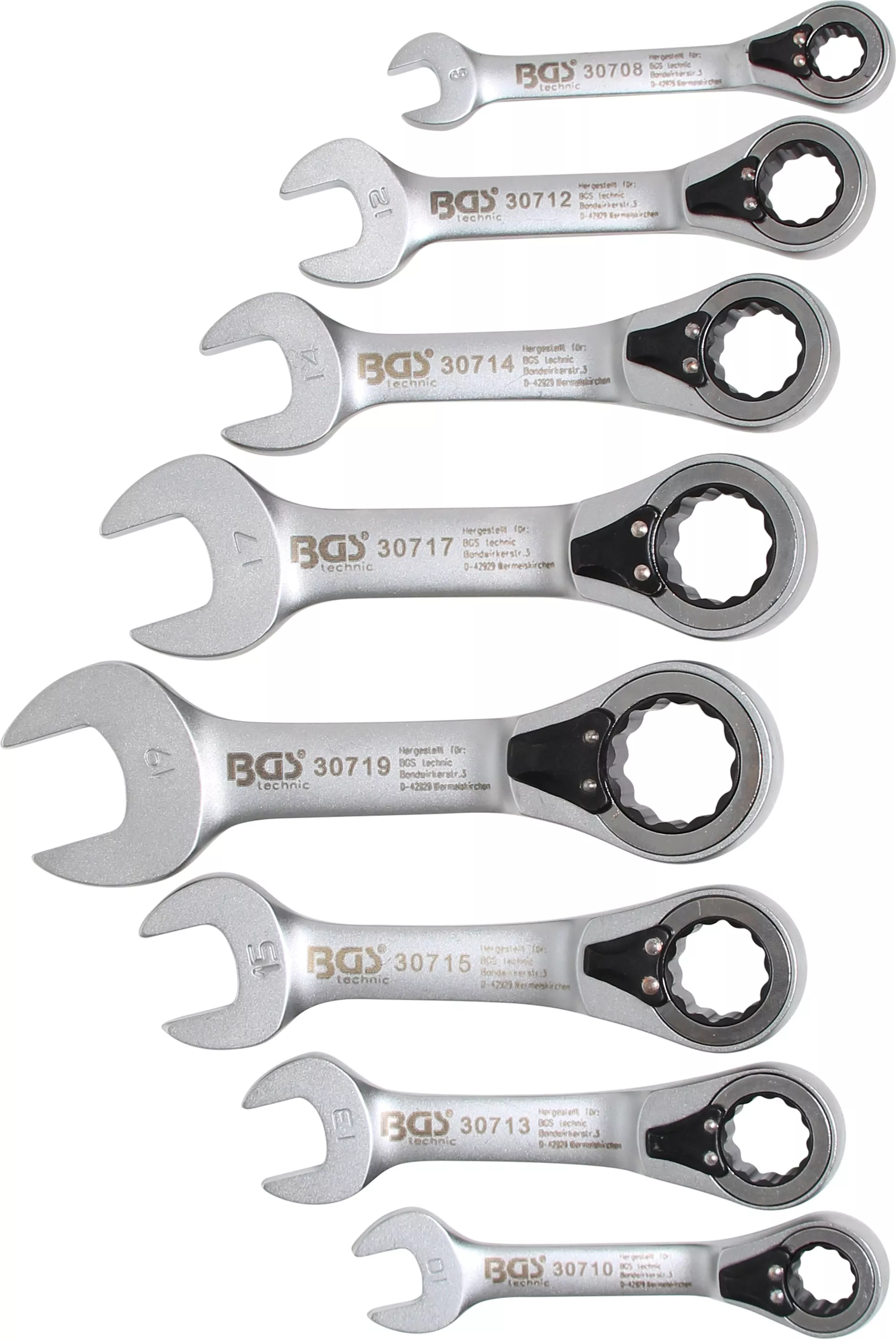 Set chei combinate cu clichet | reversibile | 8 - 19 mm | 8 piese [2]