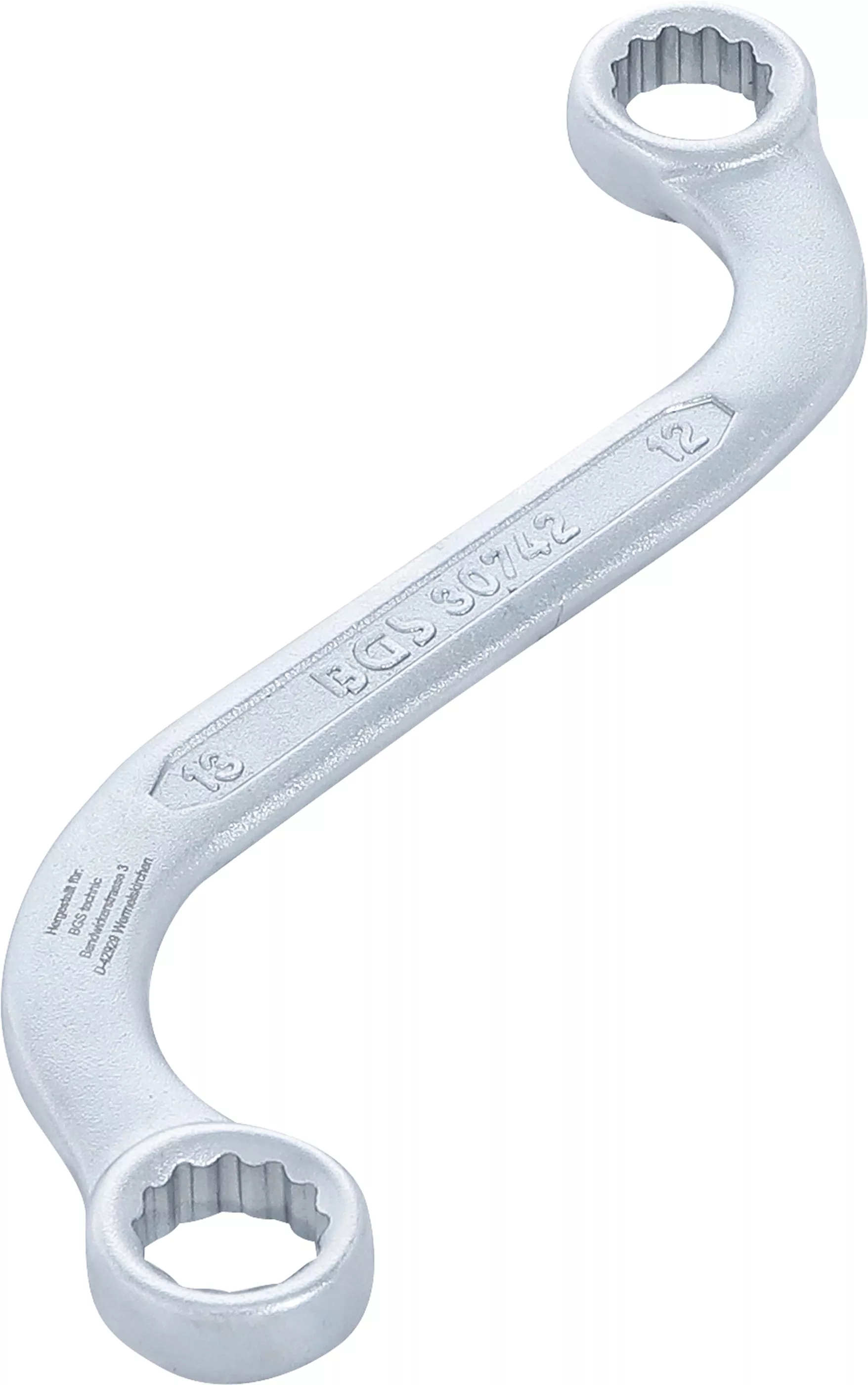 Cheie inelara dubla in S 12 colturi | 12 x 13 mm [1]