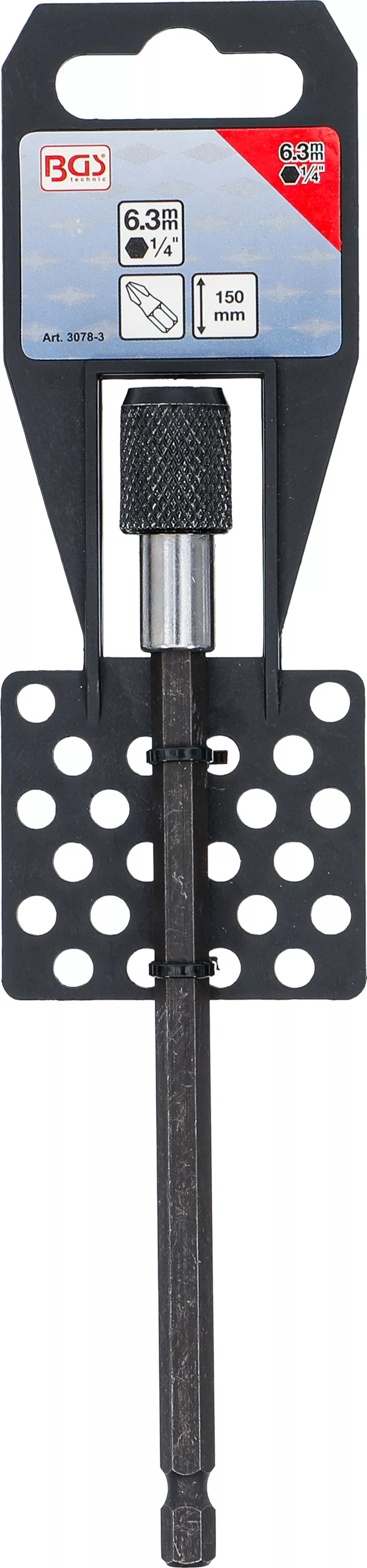 Prelungire | pentru bucati, perii etc. | Antrenat prin hexagon interior 6,3 mm (1/4") | 150 mm [4]