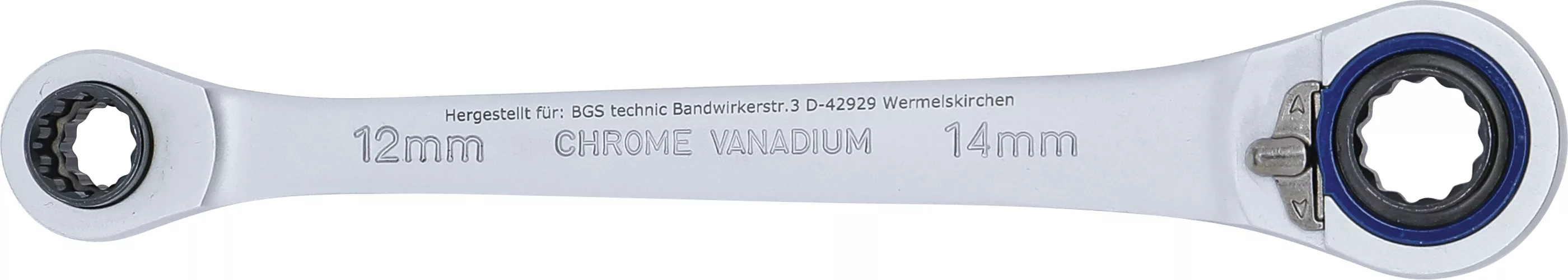 Cheie inelara cu clichet "4 in 1" | 10 x 12, 14 x 17 mm [4]
