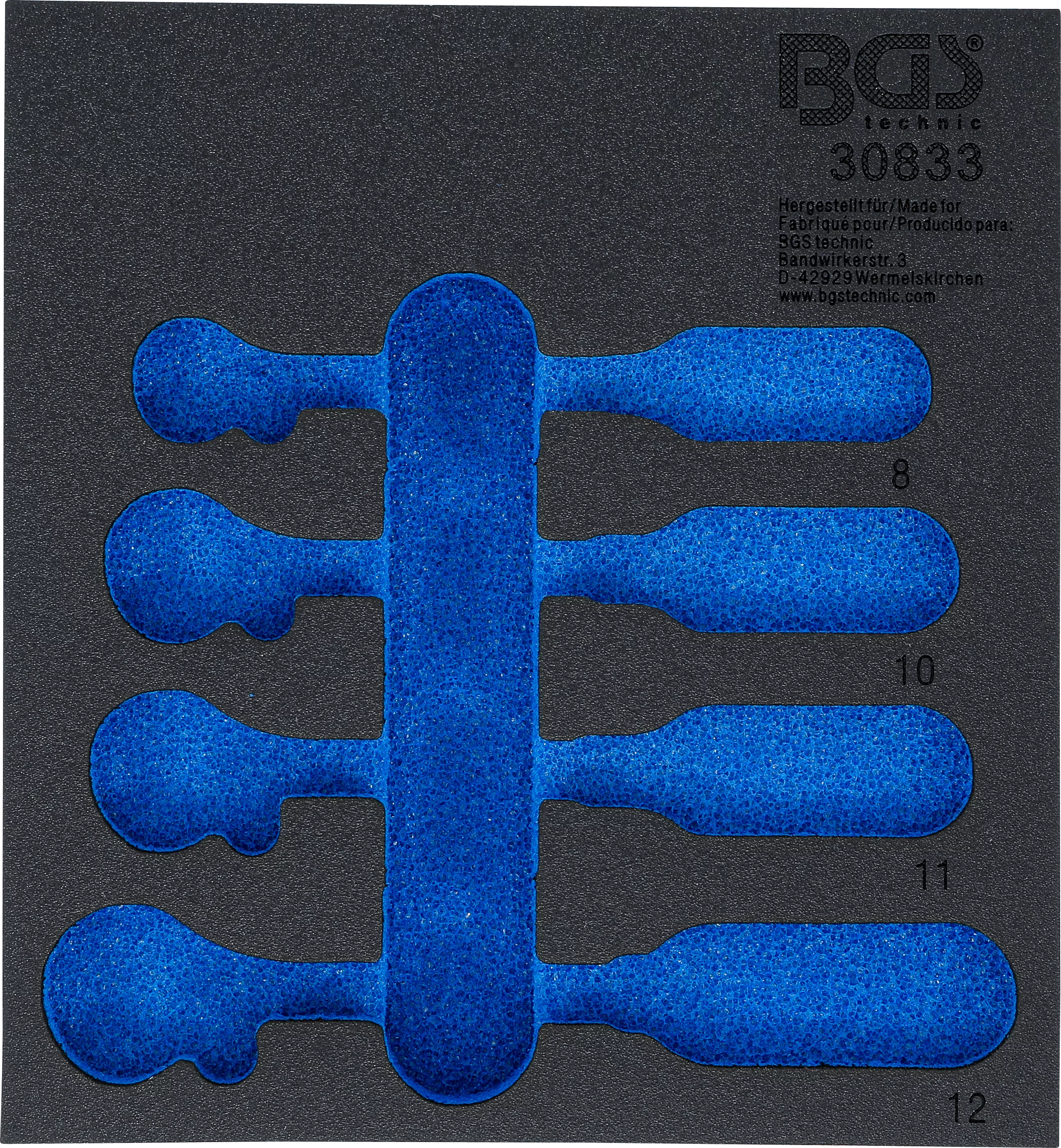 Suport organizator pentru carucior 1/6: Suport organizator pentru carucior 1/6 | gol | pentru BGS 30833 [1]