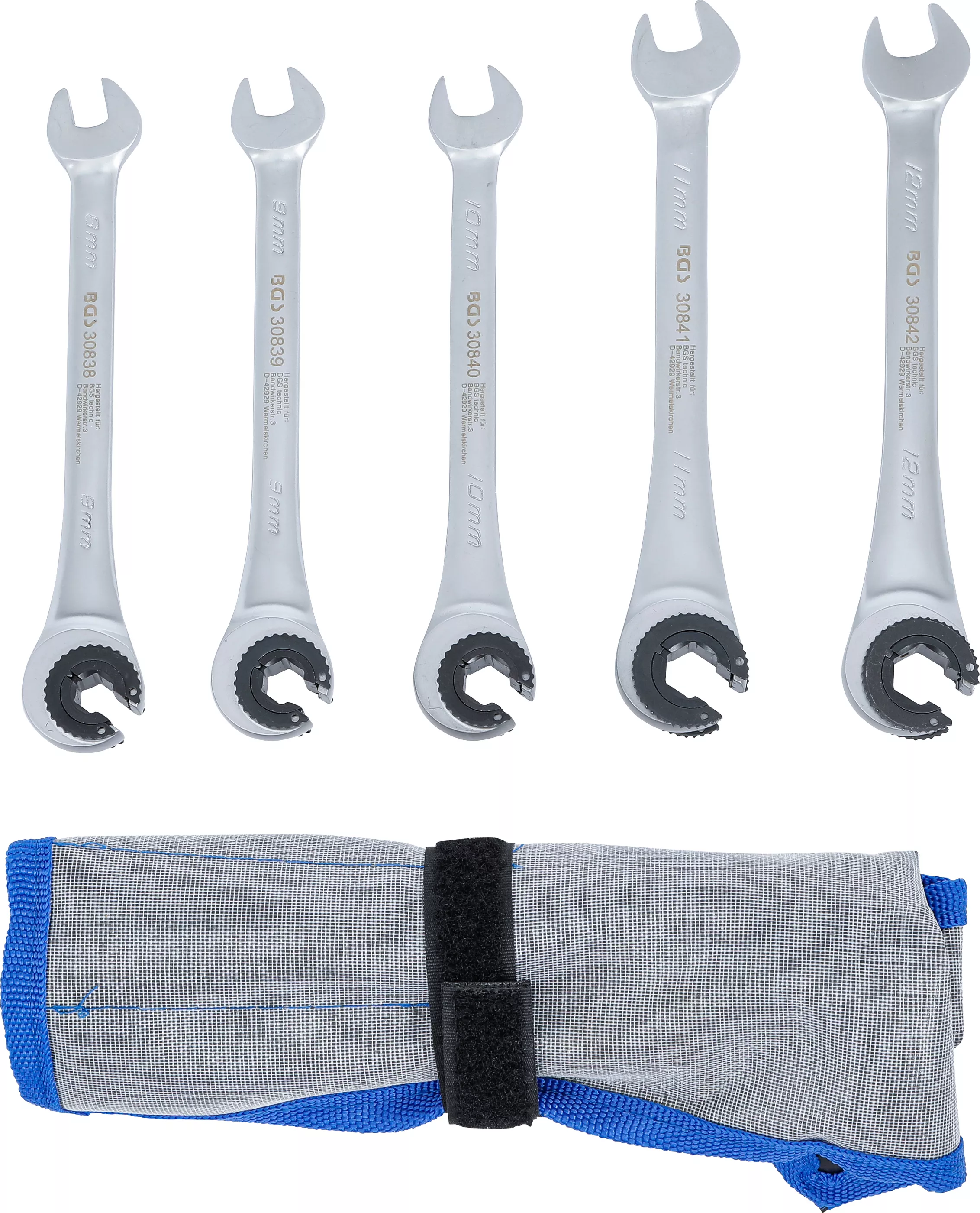 Set chei combinate cu clichet | deschise | 5 piese [3]