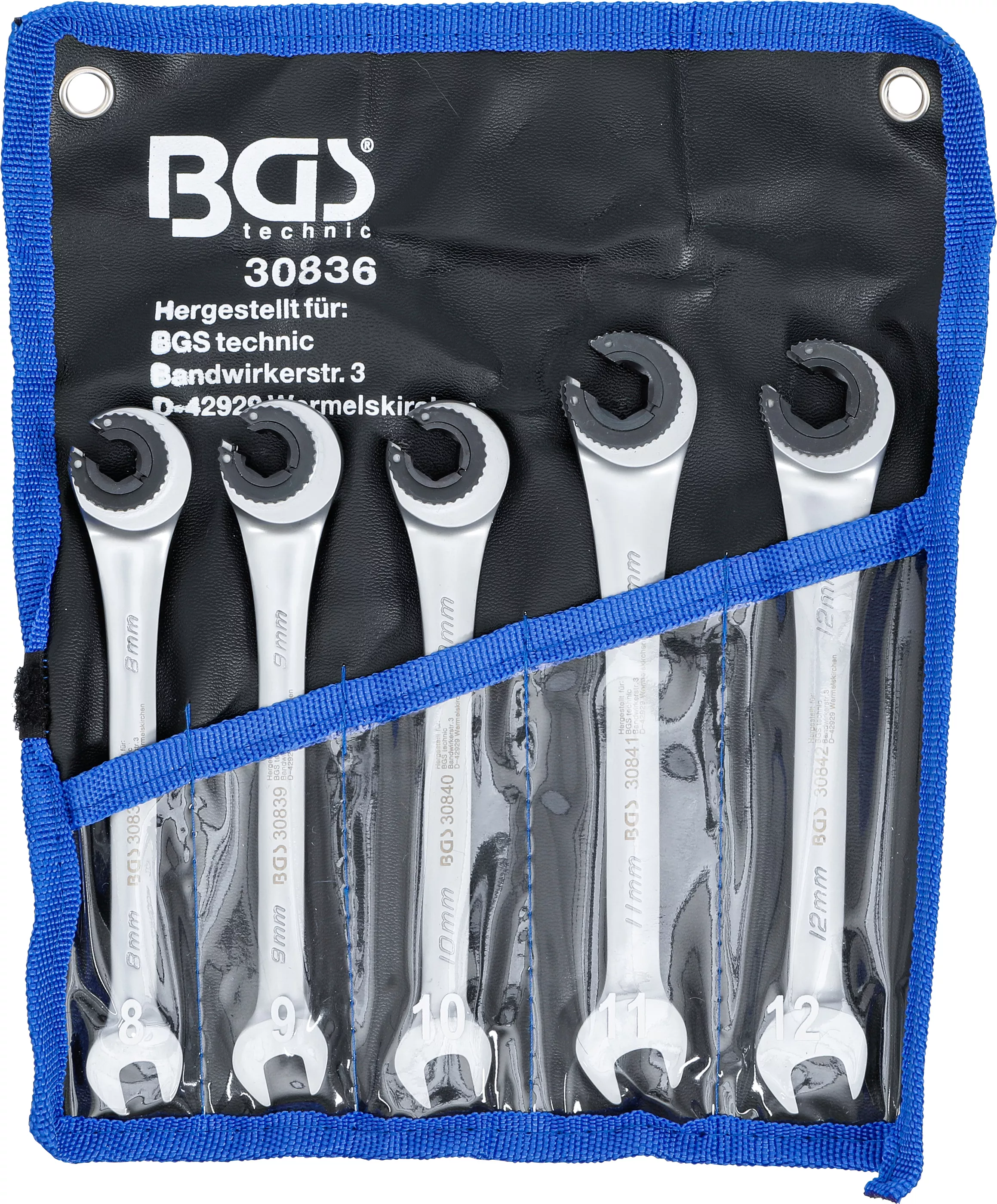 Set chei combinate cu clichet | deschise | 5 piese [5]