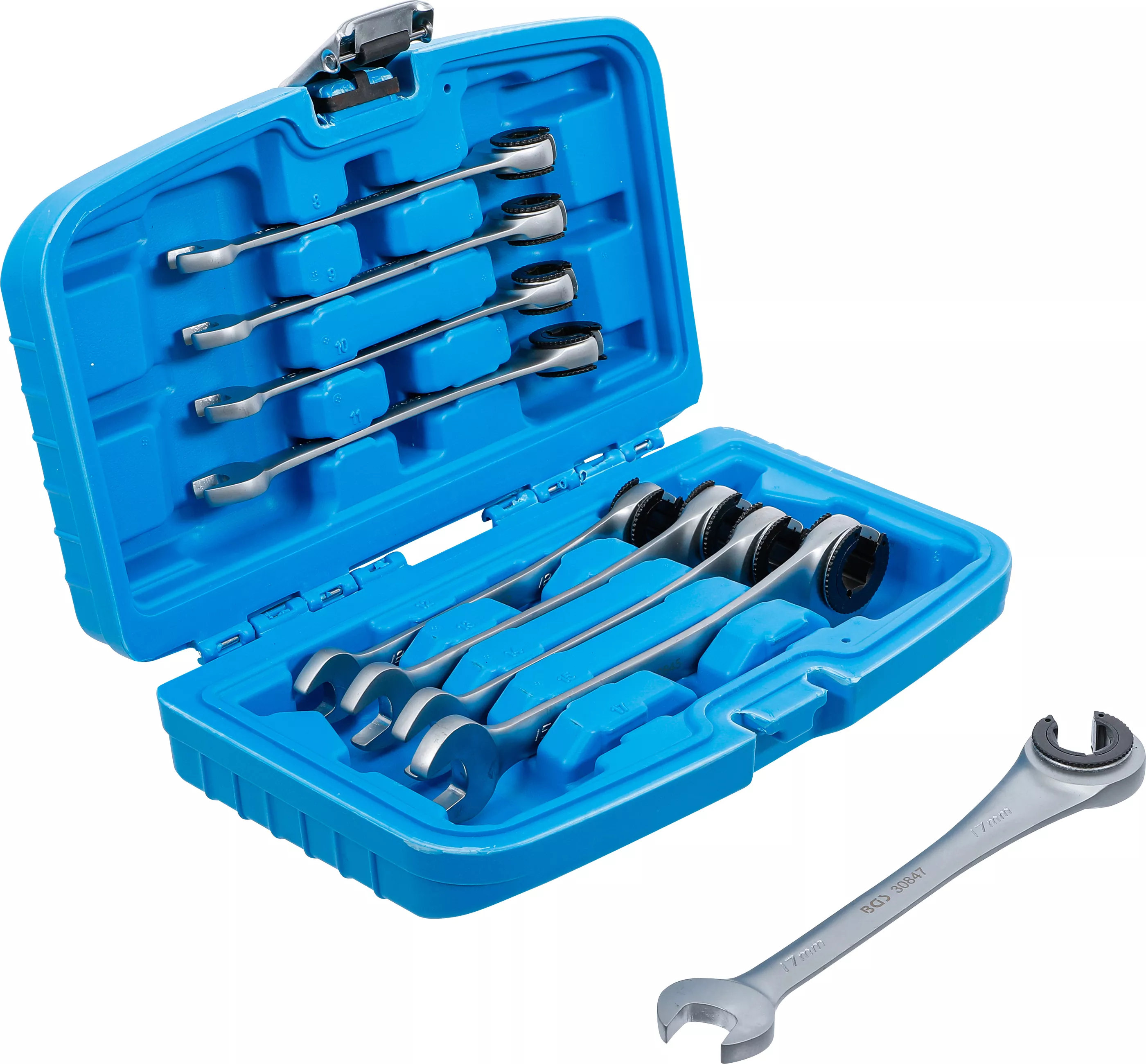 Set chei combinate cu clichet | deschise | 8 - 17 mm | 9 piese [3]