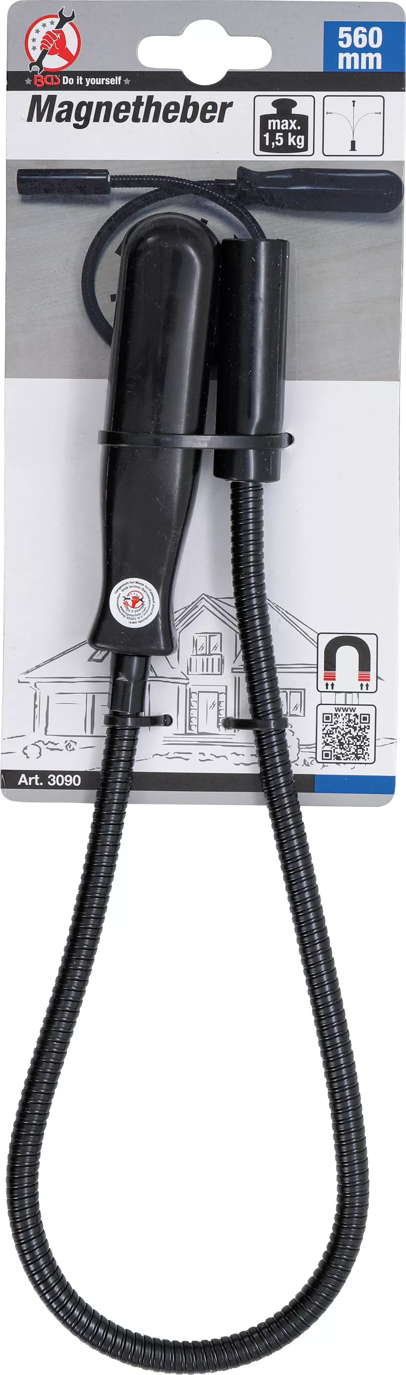 Dispozitiv magnetic de ridicat | flexibil | 560 mm | Forta de ridicare 1,5 kg [3]