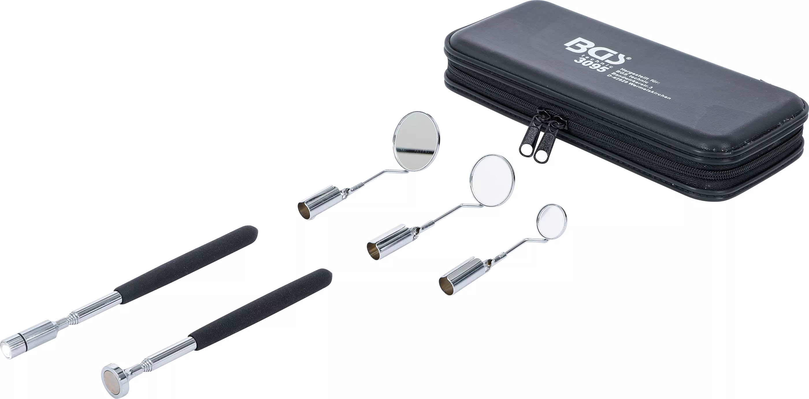 Set dispozitiv magnetic de ridicare cu LED si oglinda de inspectare [1]