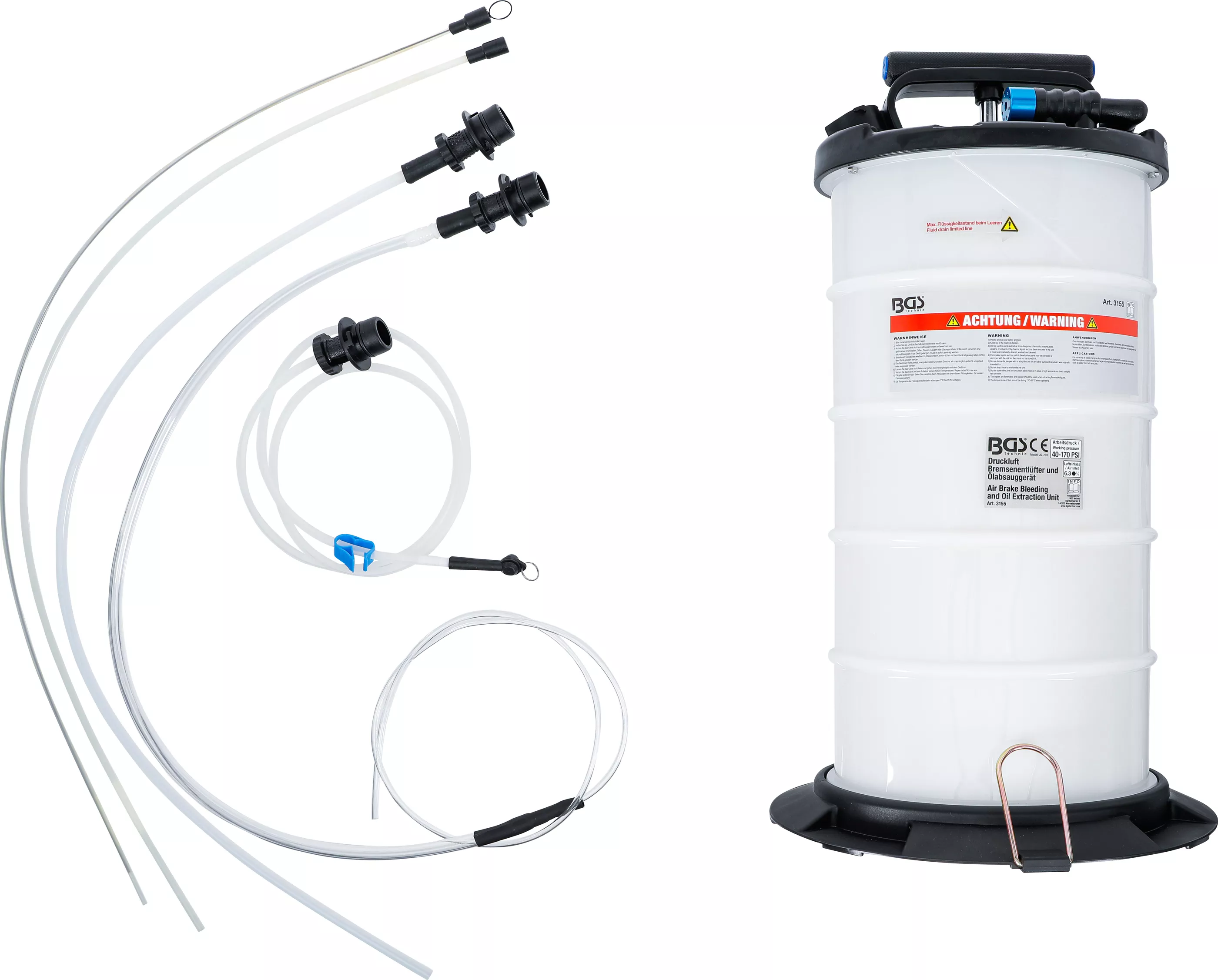 Dezaerator pneumatic frane si aspirator ulei - pneumatic si manual [3]