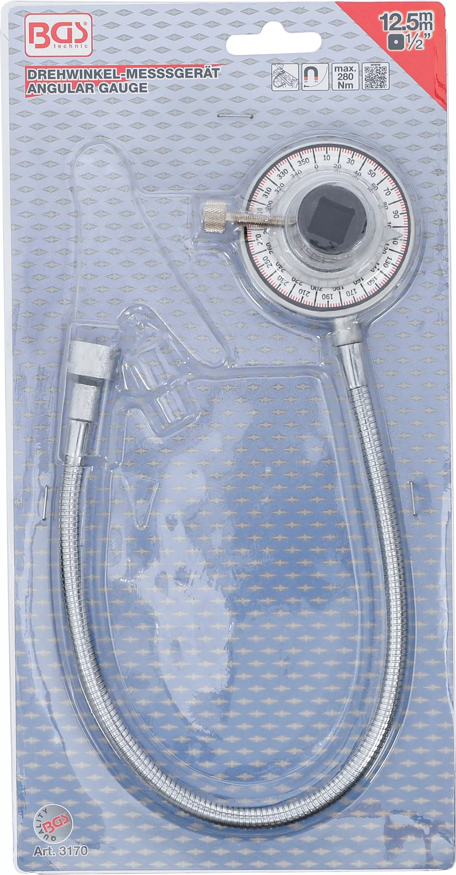 Dispozitiv de masurat unghi cu brat cu magnet | 12,5 mm (1/2") [4]