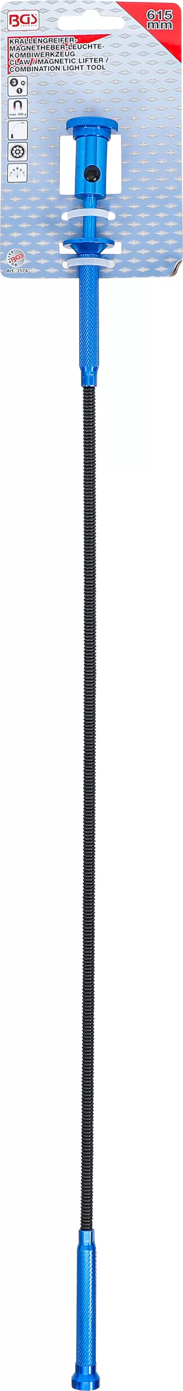 Dispozitiv combinat de prindere cu gheare - Dispozitiv ridicare magnetic - Lampi | 615 mm [4]