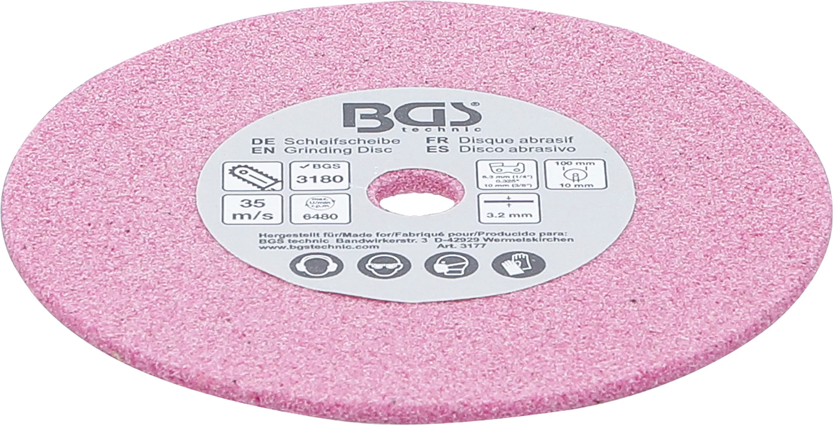 Disc de slefuire | pentru BGS 3180 | o 100 x 3,2 x 10 mm [2]