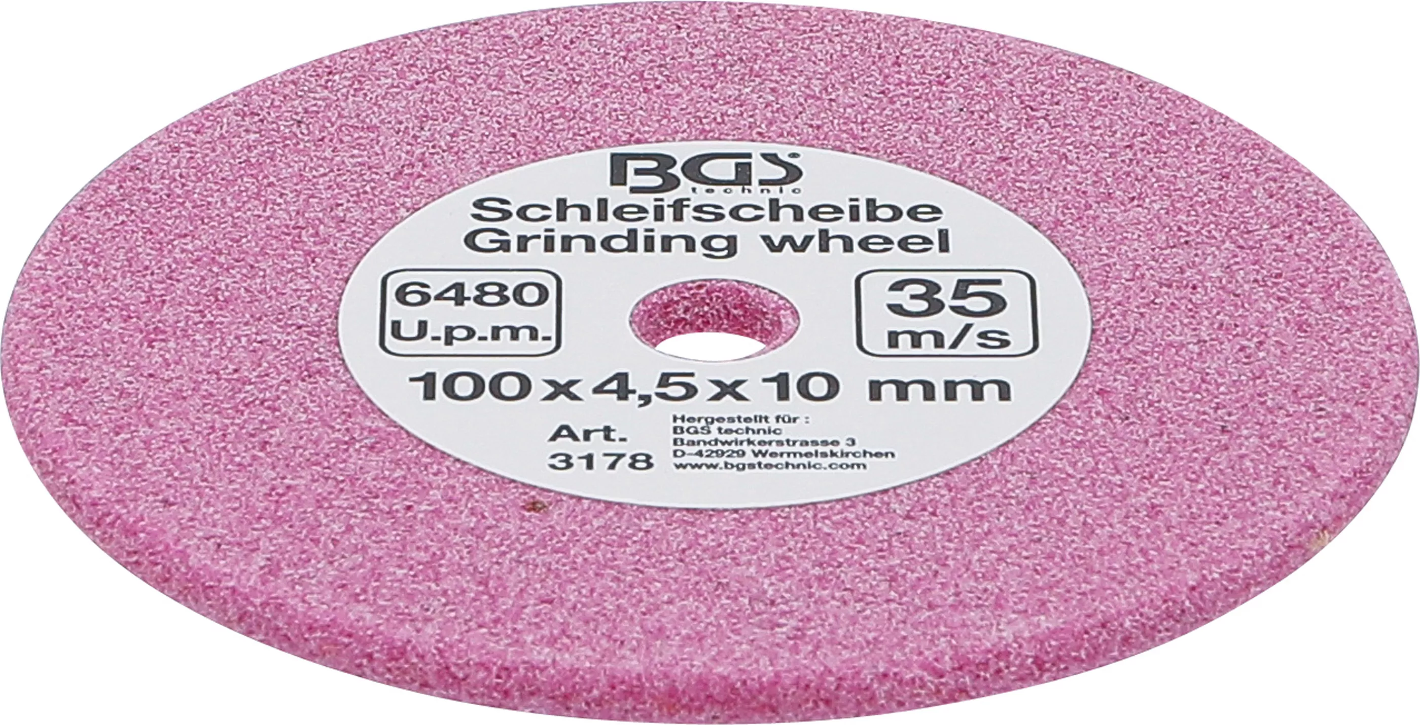 Disc de slefuire | pentru BGS 3180 | o 100 x 4,5 x 10 mm [2]