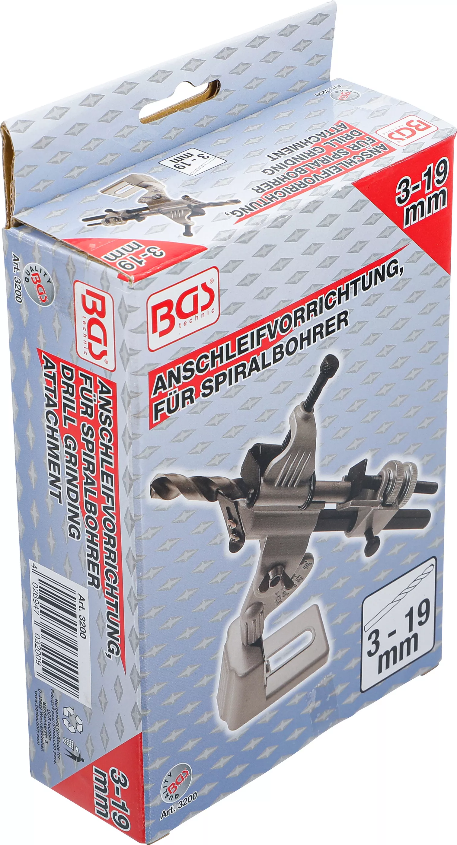 Dispozitiv ascutire | pentru burghie spirala o 3 - 19 mm [7]