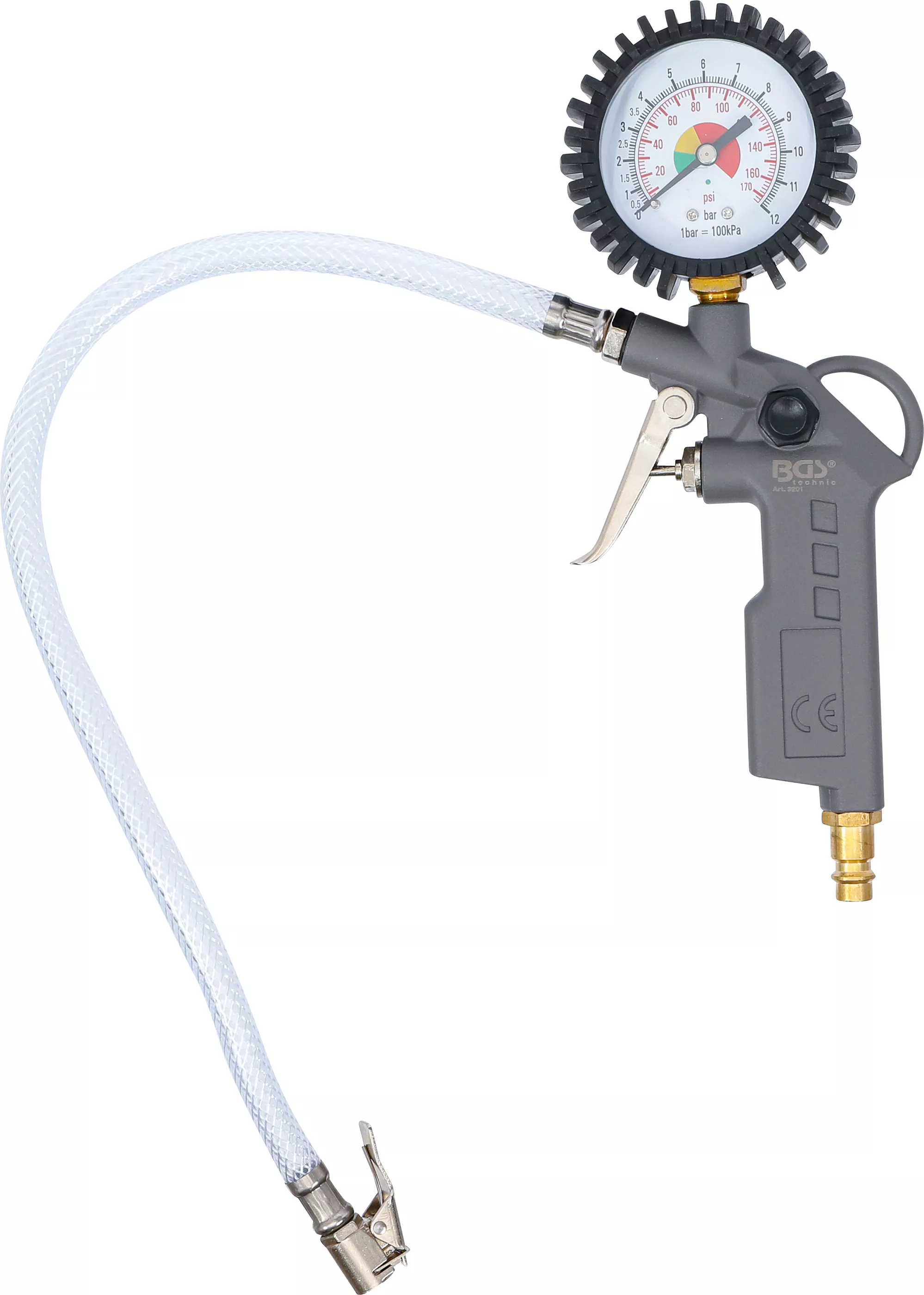 Pistol de umflare pneuri pneumatic | 0 - 8 bar [2]