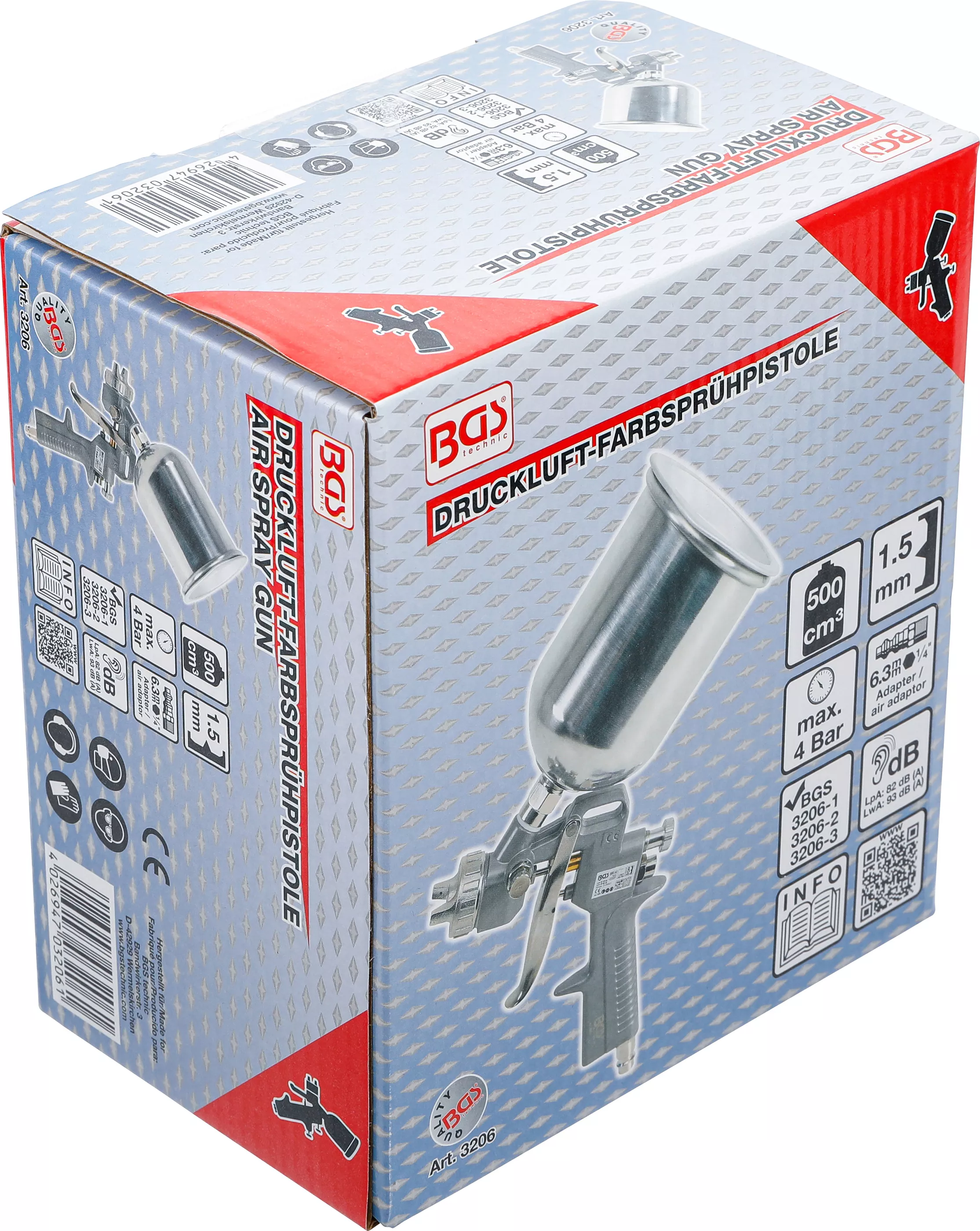 Pistol de vopsit pneumatic | 500 cm³ [5]