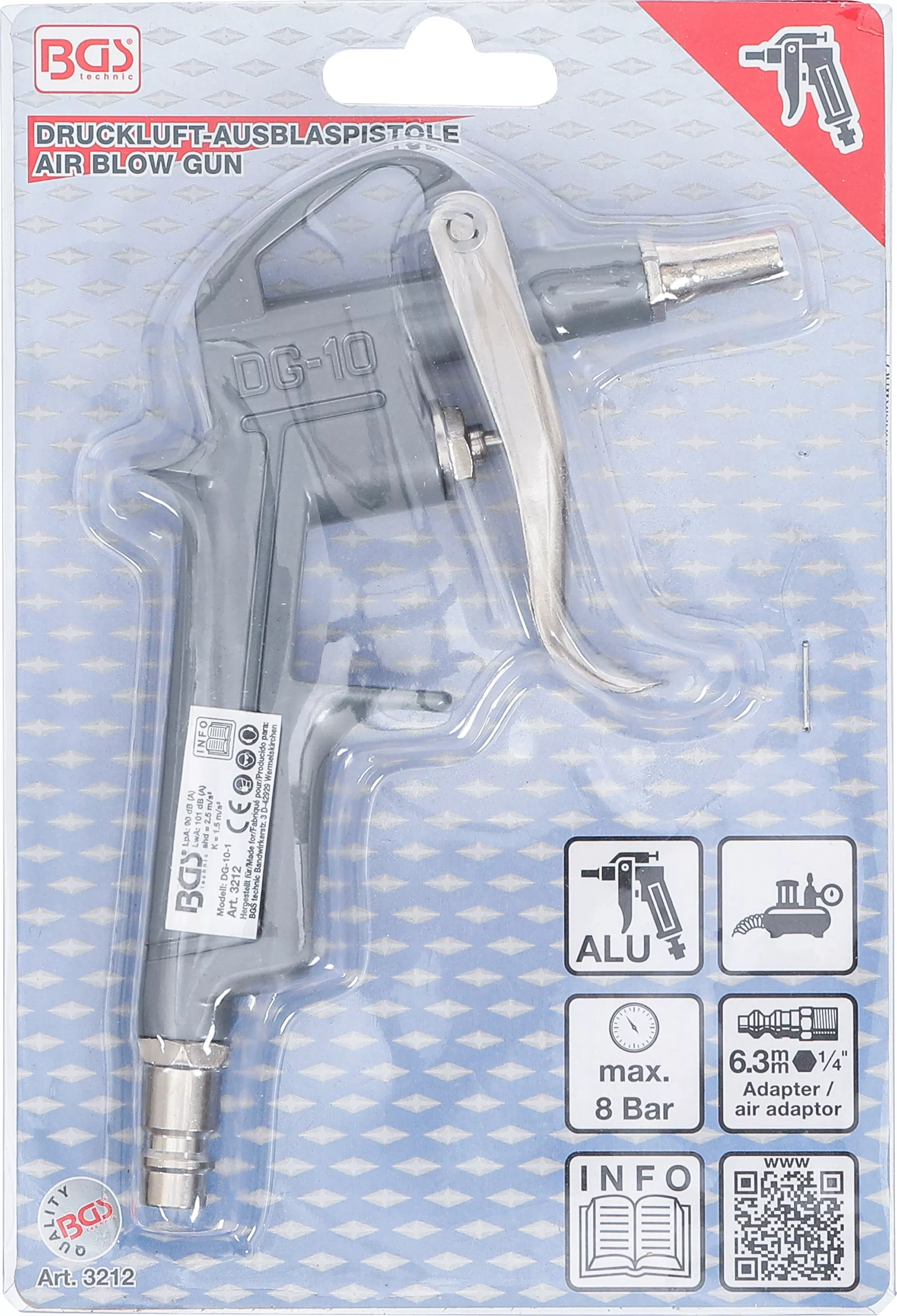 Pistol de suflat cu aer comprimat | Aluminiu turnat sub presiune [4]