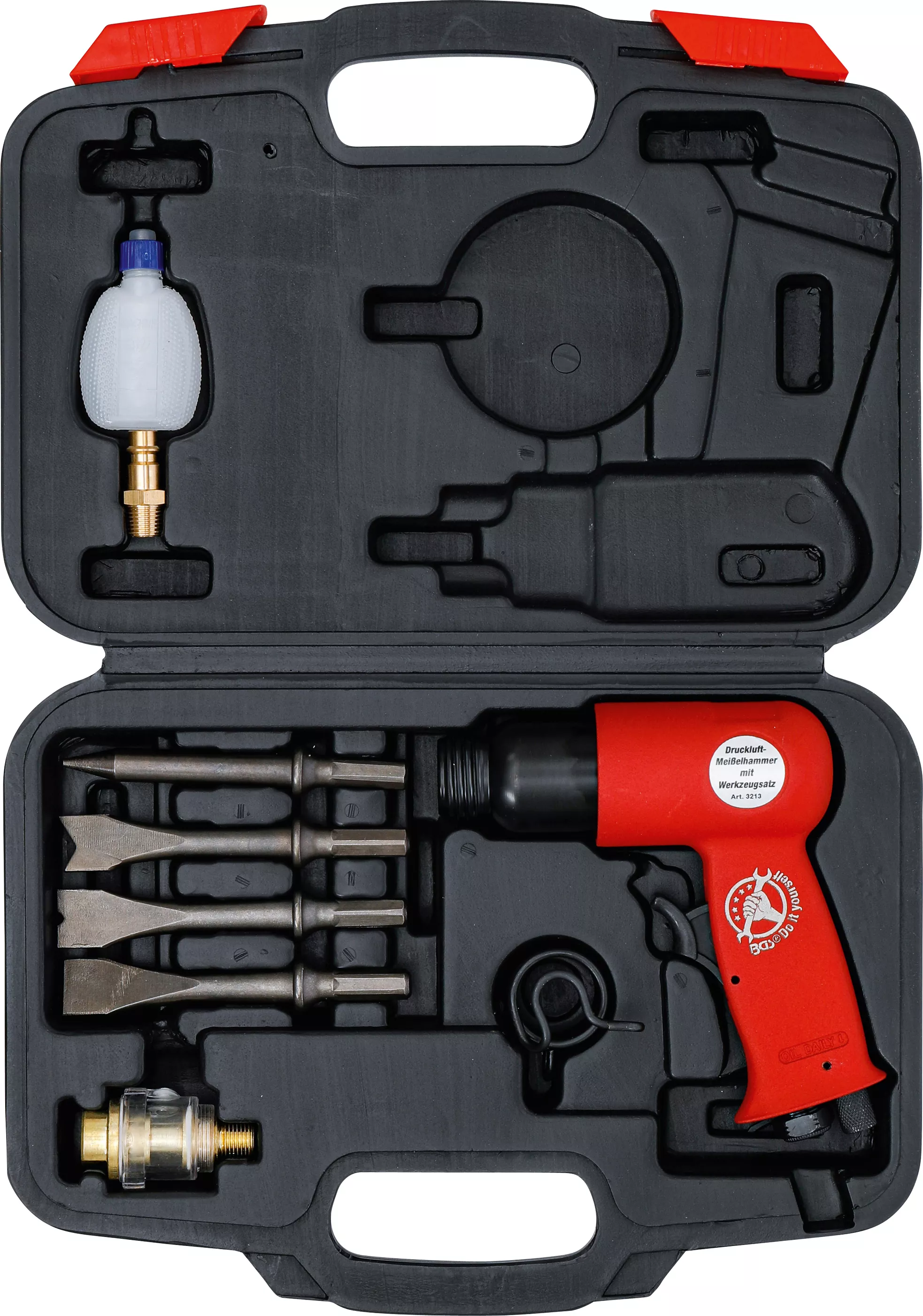 Ciocan pneumatic cu set de scule | 8 piese [5]