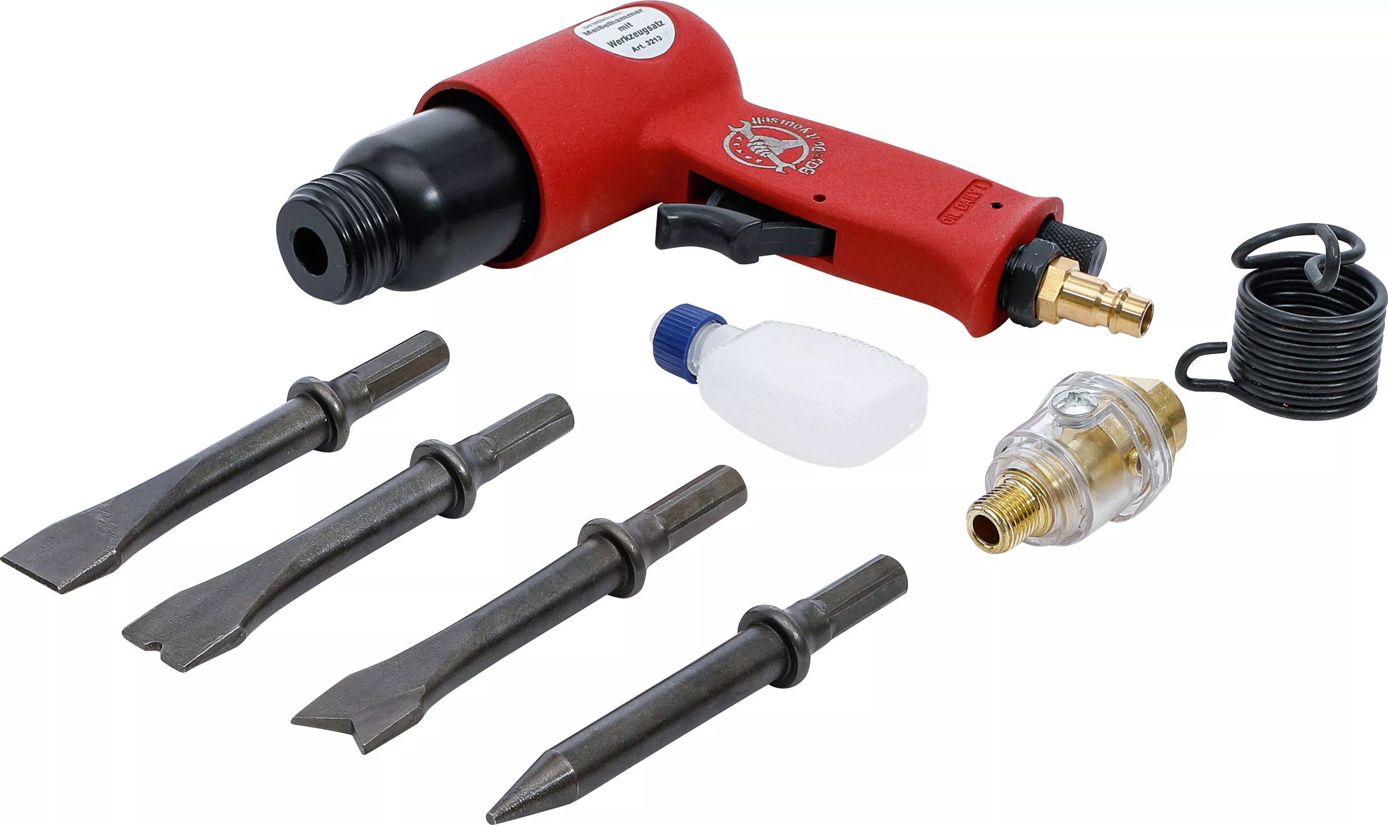 Ciocan pneumatic cu set de scule | 8 piese [6]