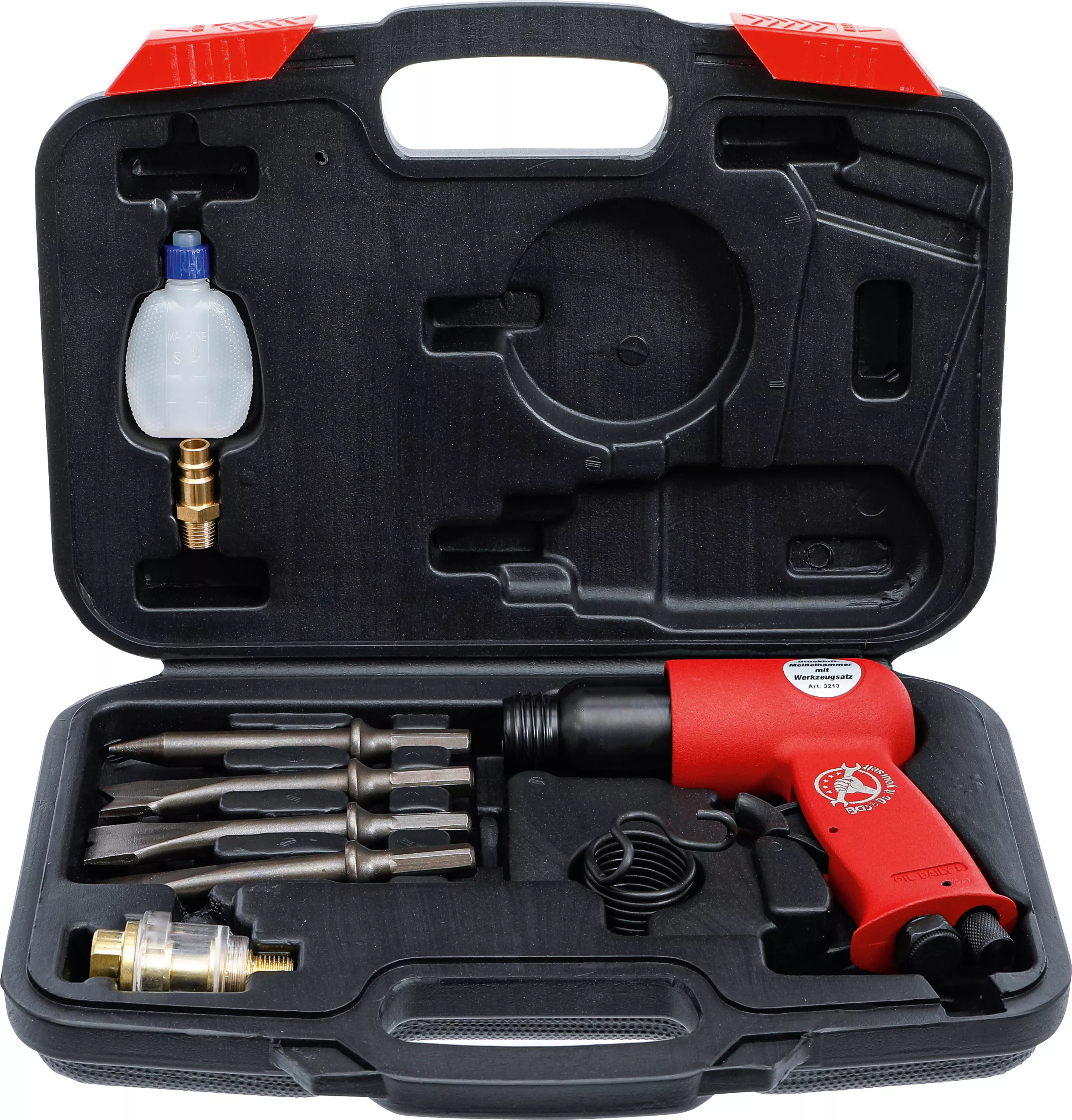 Ciocan pneumatic cu set de scule | 8 piese [1]