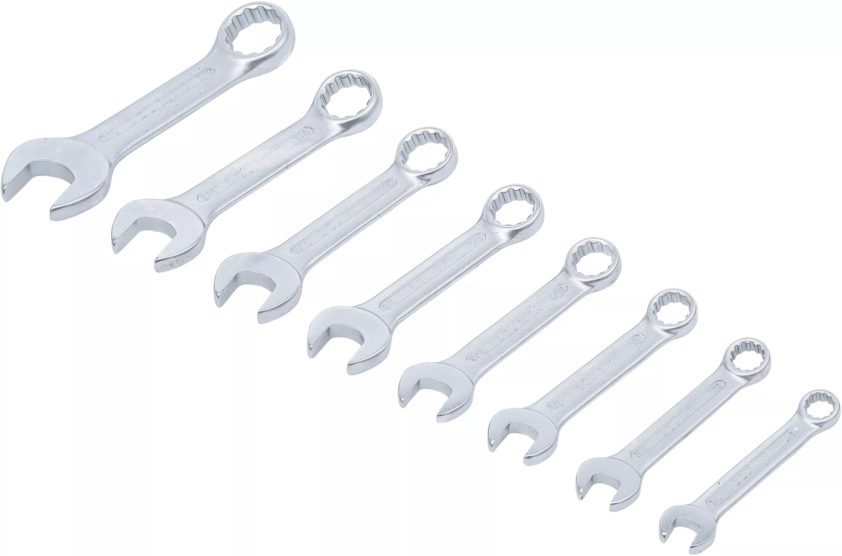 Set chei combinate | extra scurte | Marimi in toli | 3/8" - 7/8" | 8 piese [2]