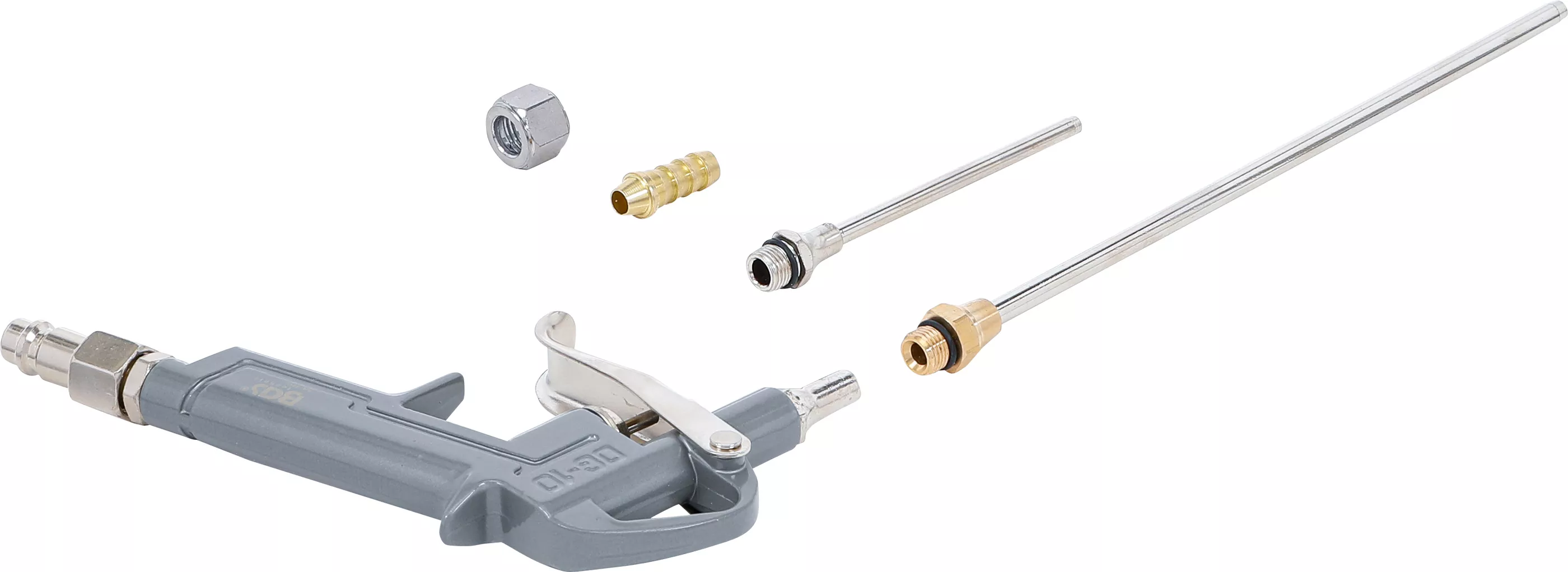 Pistol de suflat cu aer comprimat | Aluminiu turnat sub presiune | cu 3 duze [4]