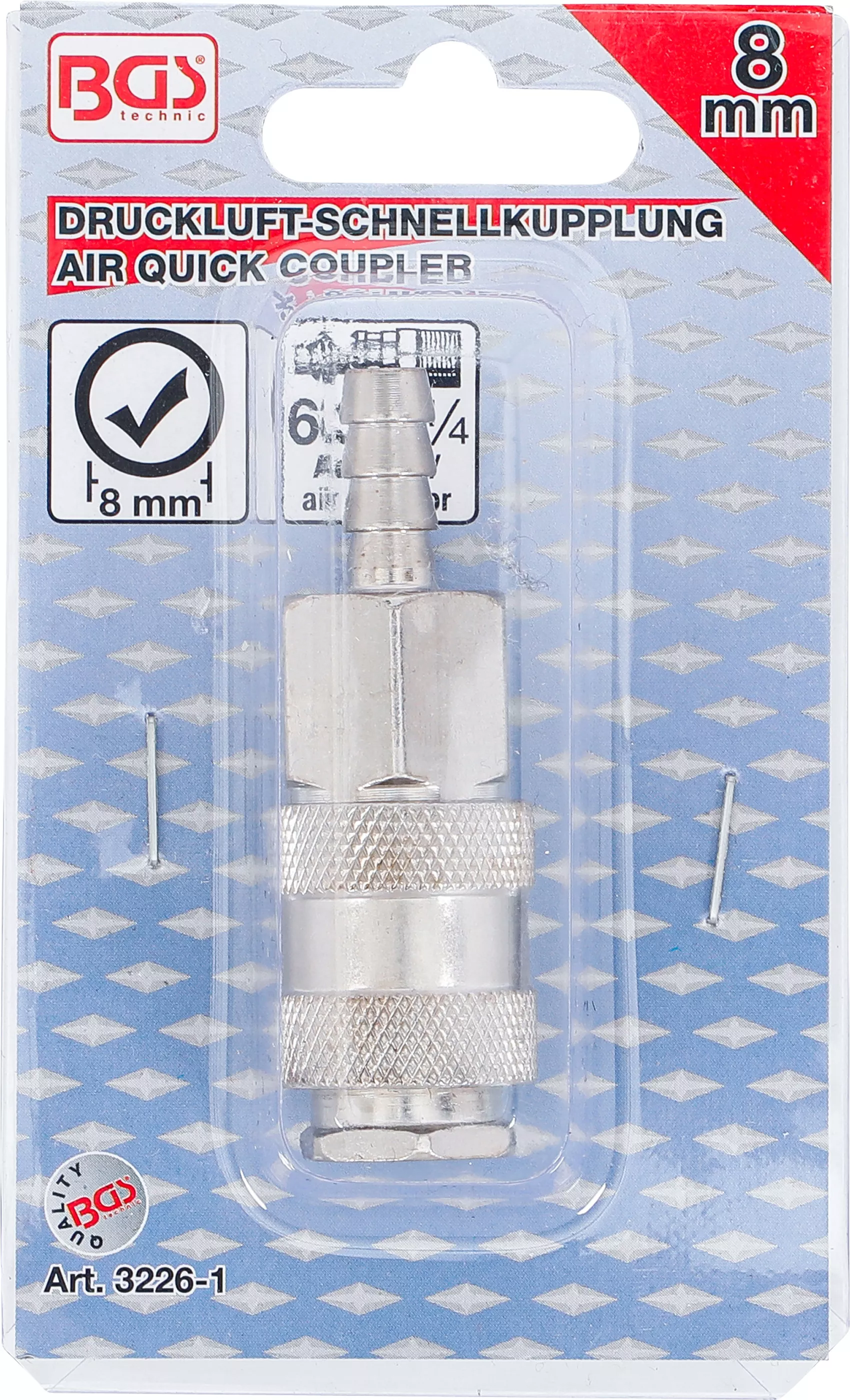 Cupla rapida aer comprimat cu racord furtun 8 mm [4]