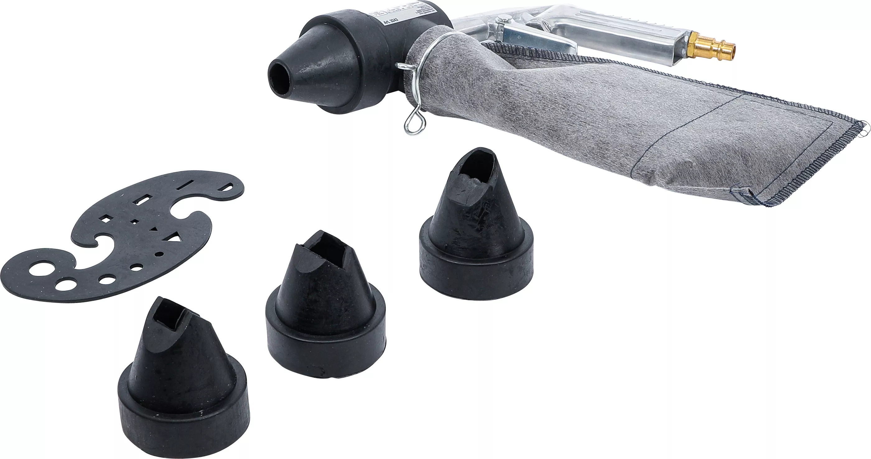 Pistol de sablare pneumatic cu accesorii [4]
