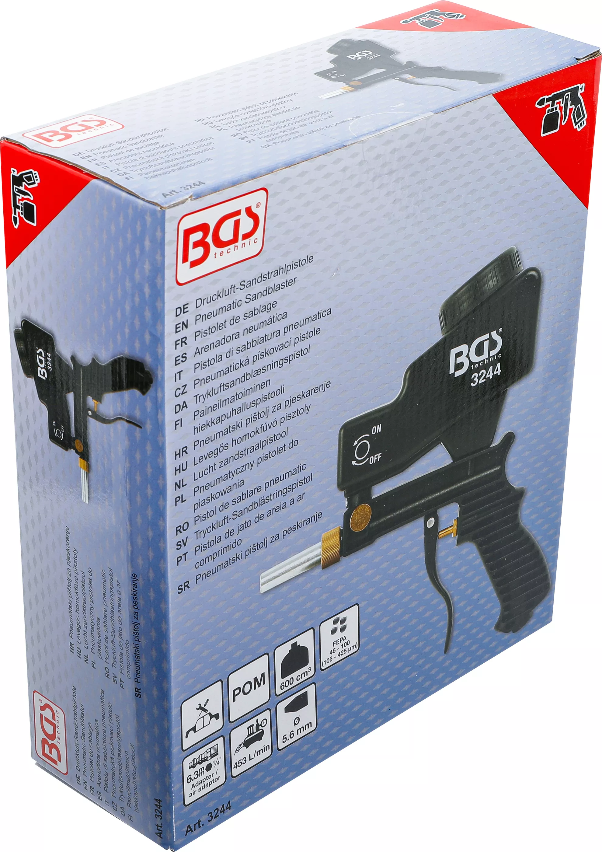 Pistol de sablare pneumatic [6]