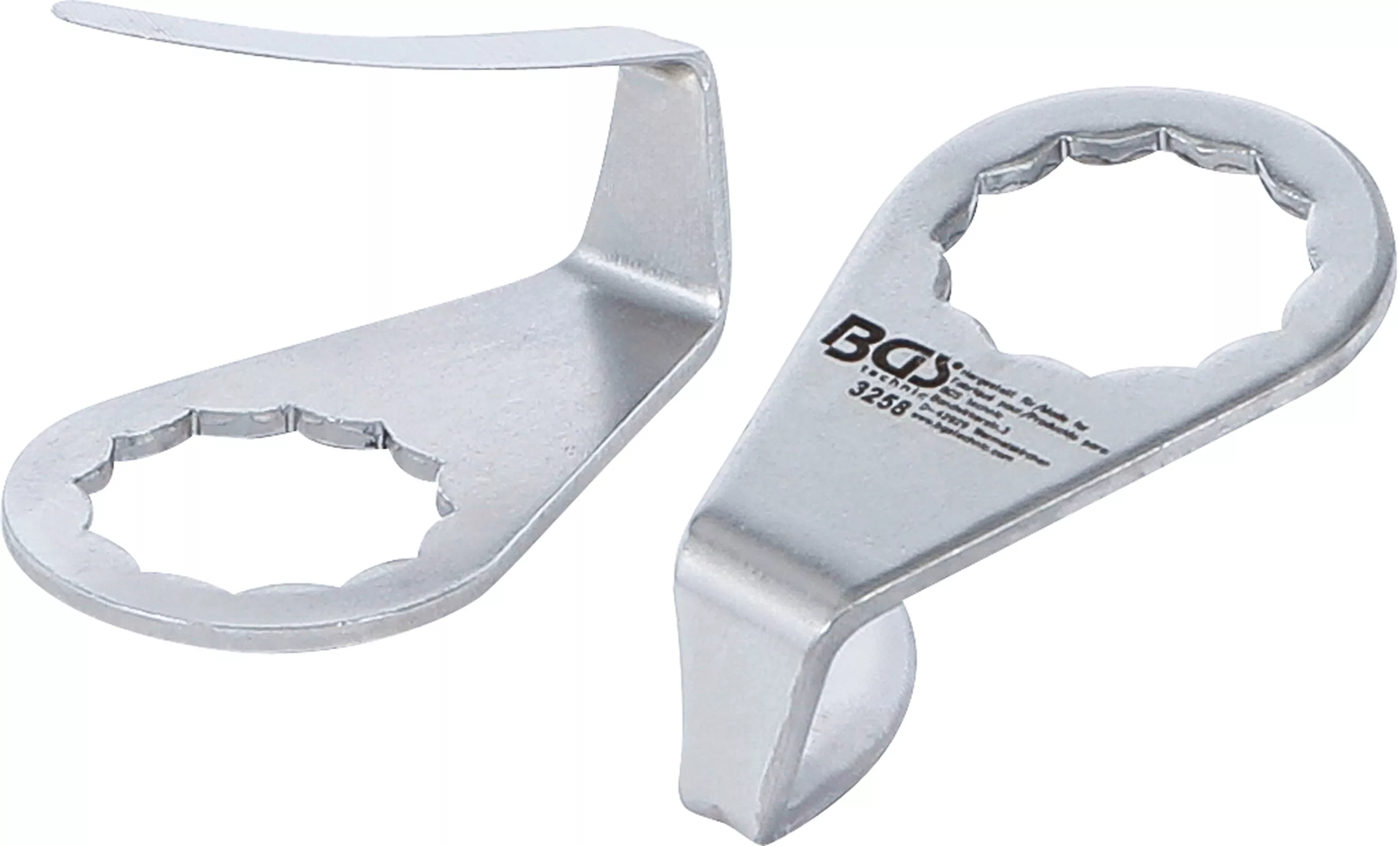 Unelte şi scule pneumatice - Cutit de schimb, semirotund | pentru BGS 3218 and 9291 | 2 x 36 mm | 2 piese