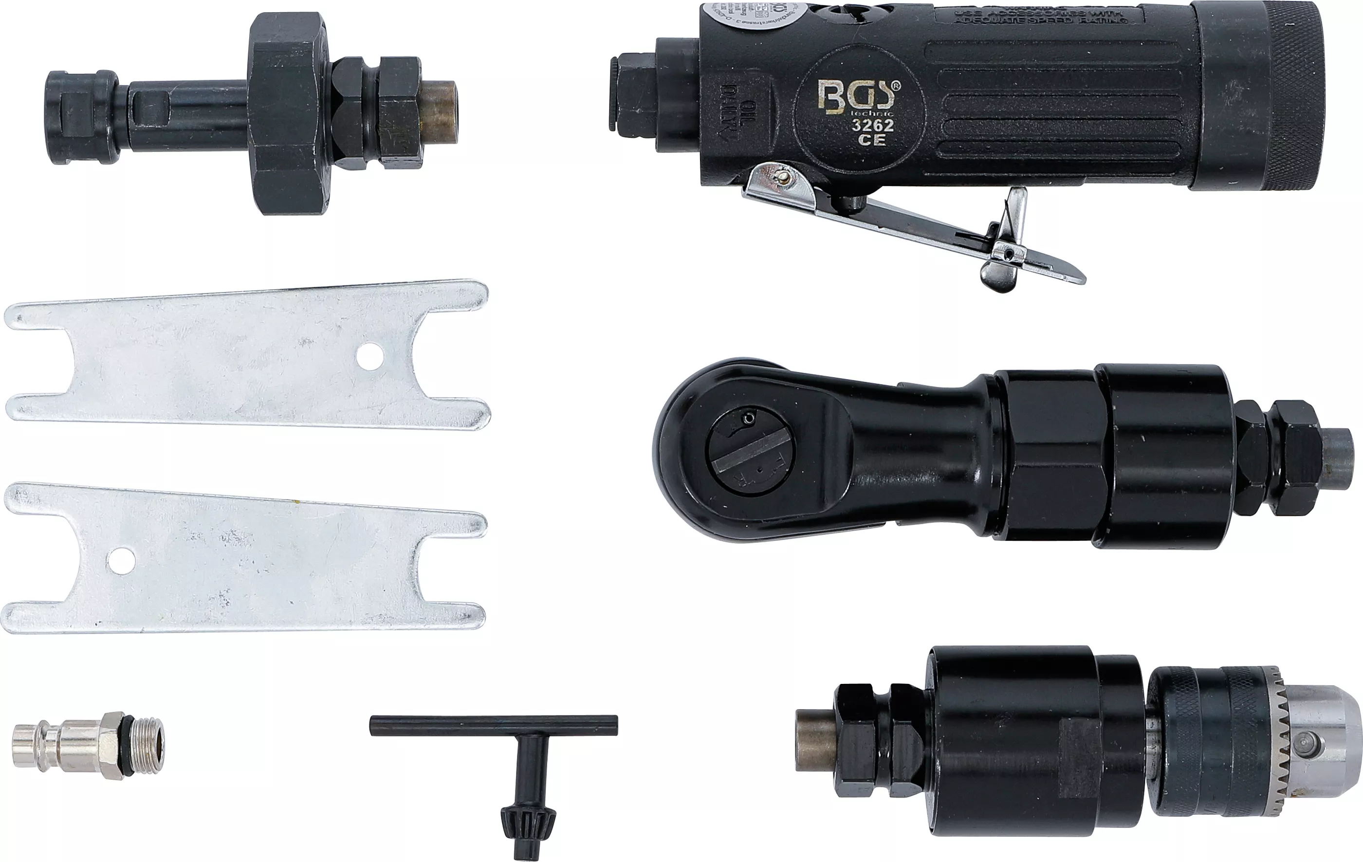 Dispozitiv pneumatic multifunctional cu 3 capete de lucru interschimbabile [3]