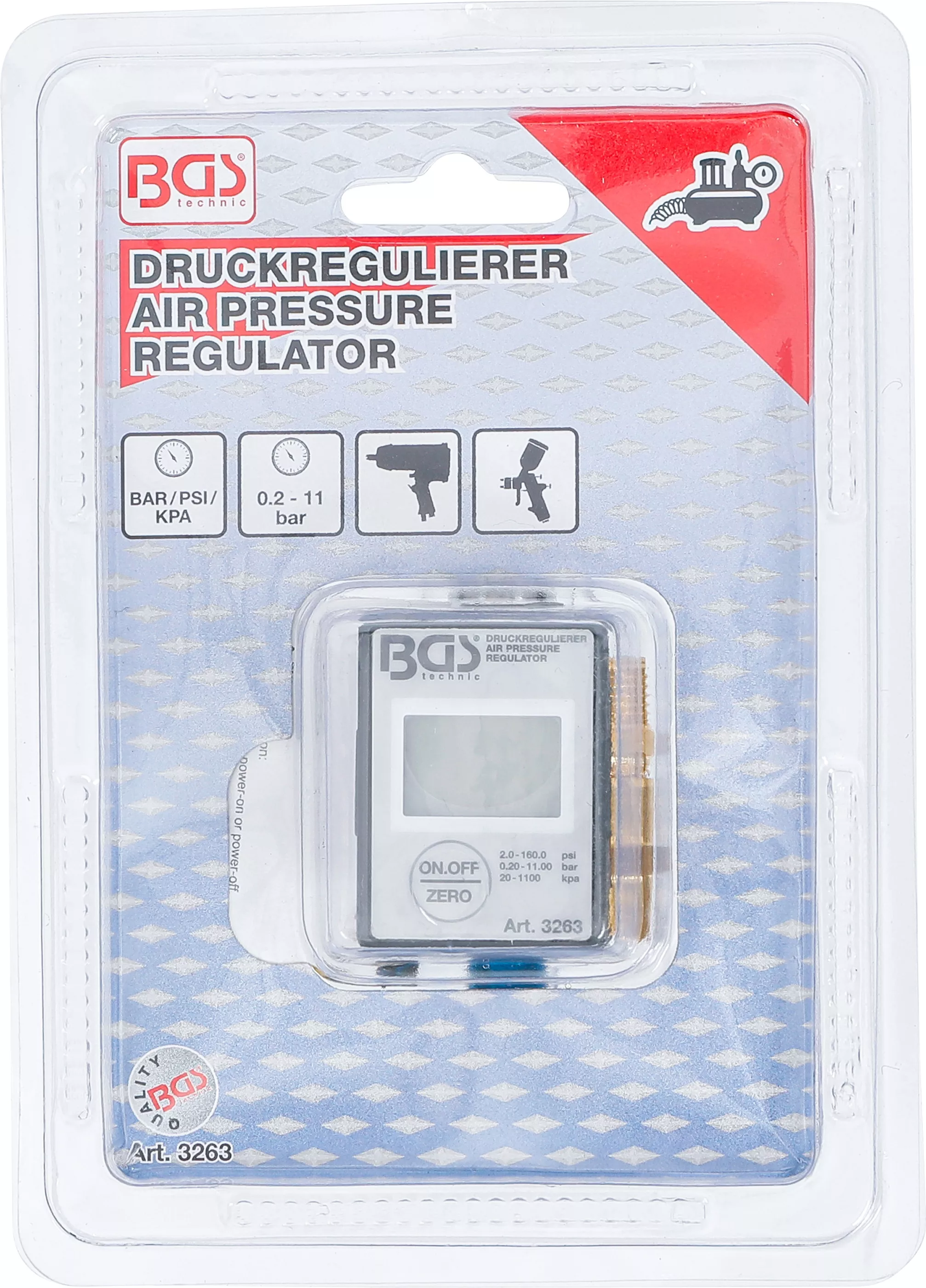 Regulator presiune pentru compresoare | 0,275 - 11 bar [4]