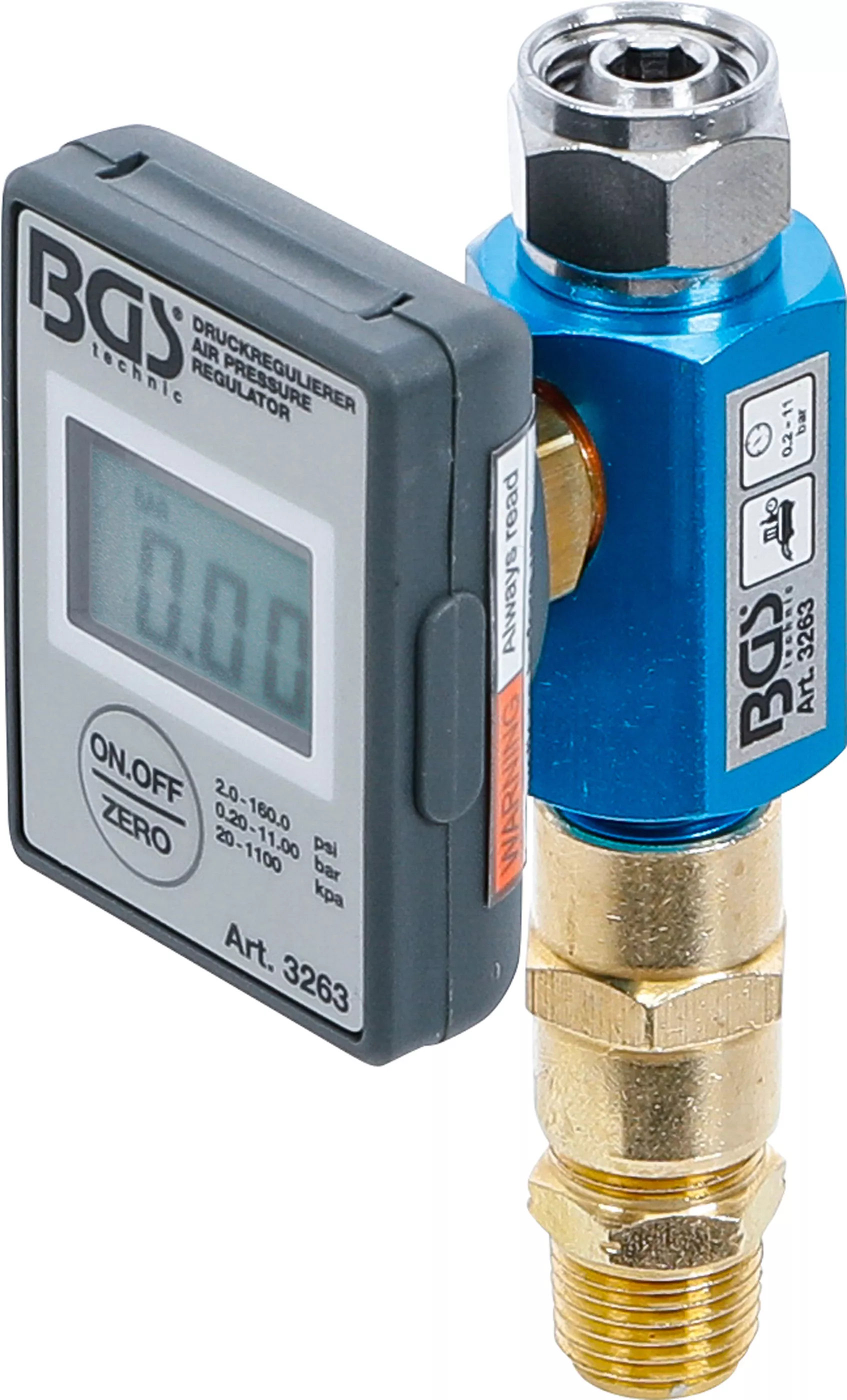 Accesorii pneumatice - Regulator presiune pentru compresoare | 0,275 - 11 bar