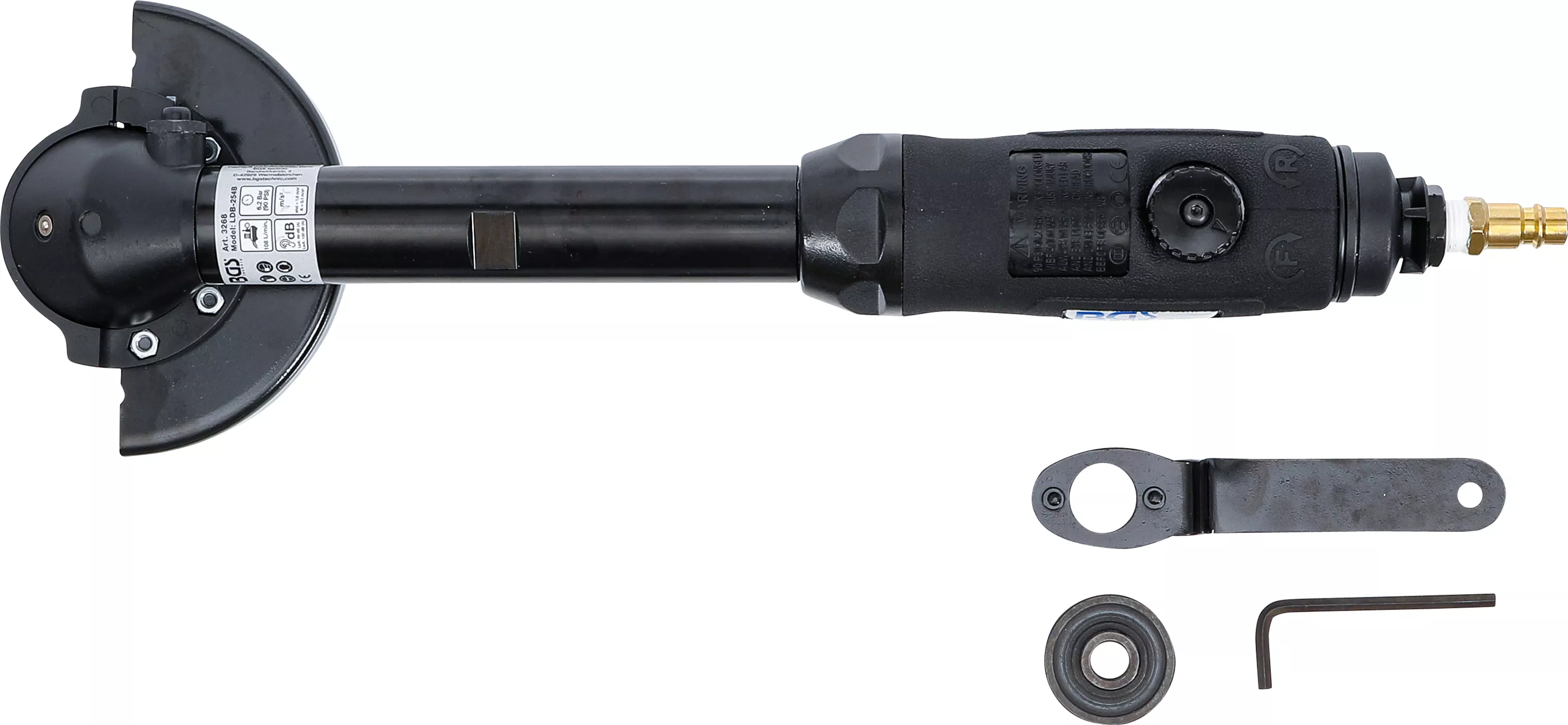 Polizor pentru taiere pneumatic | extra lunga | cap plat | 376 mm [3]