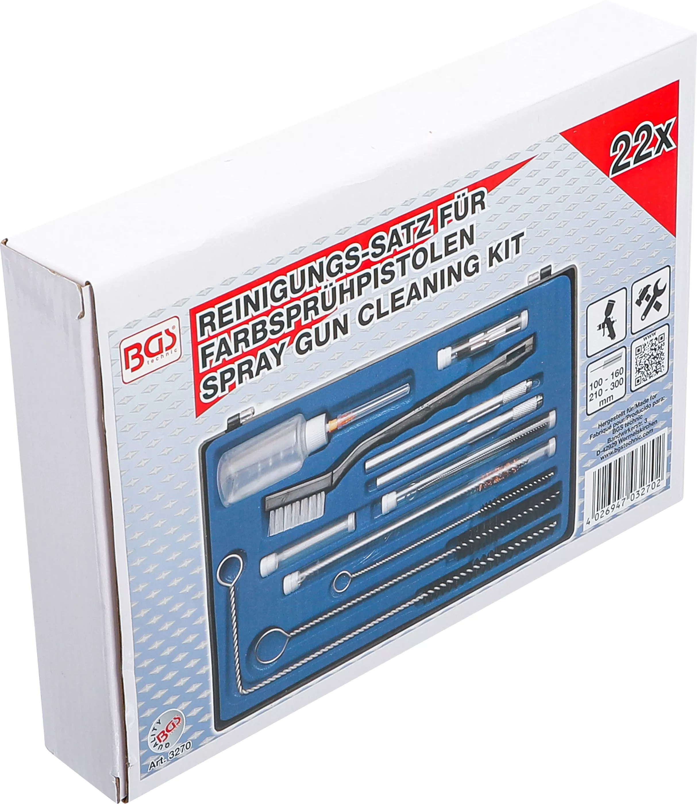 Set curatare pentru pistoale de pulverizat vopsea | 22 piese [5]