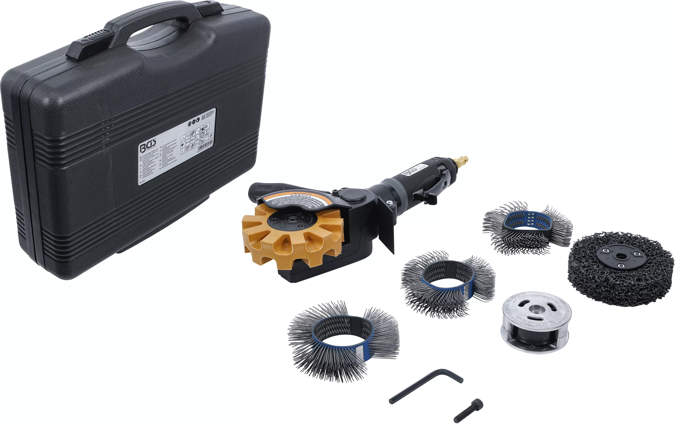 Unelte şi scule pneumatice - Set polizoare multiple pneumatice