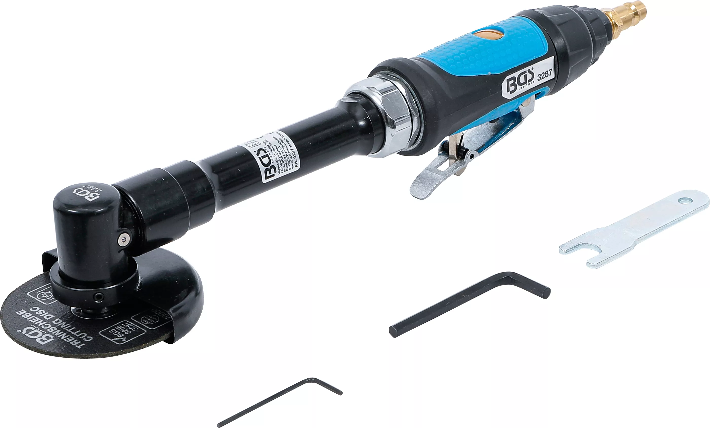 Unelte şi scule pneumatice - Polizor pentru taiere pneumatic | extra lunga | 310 mm