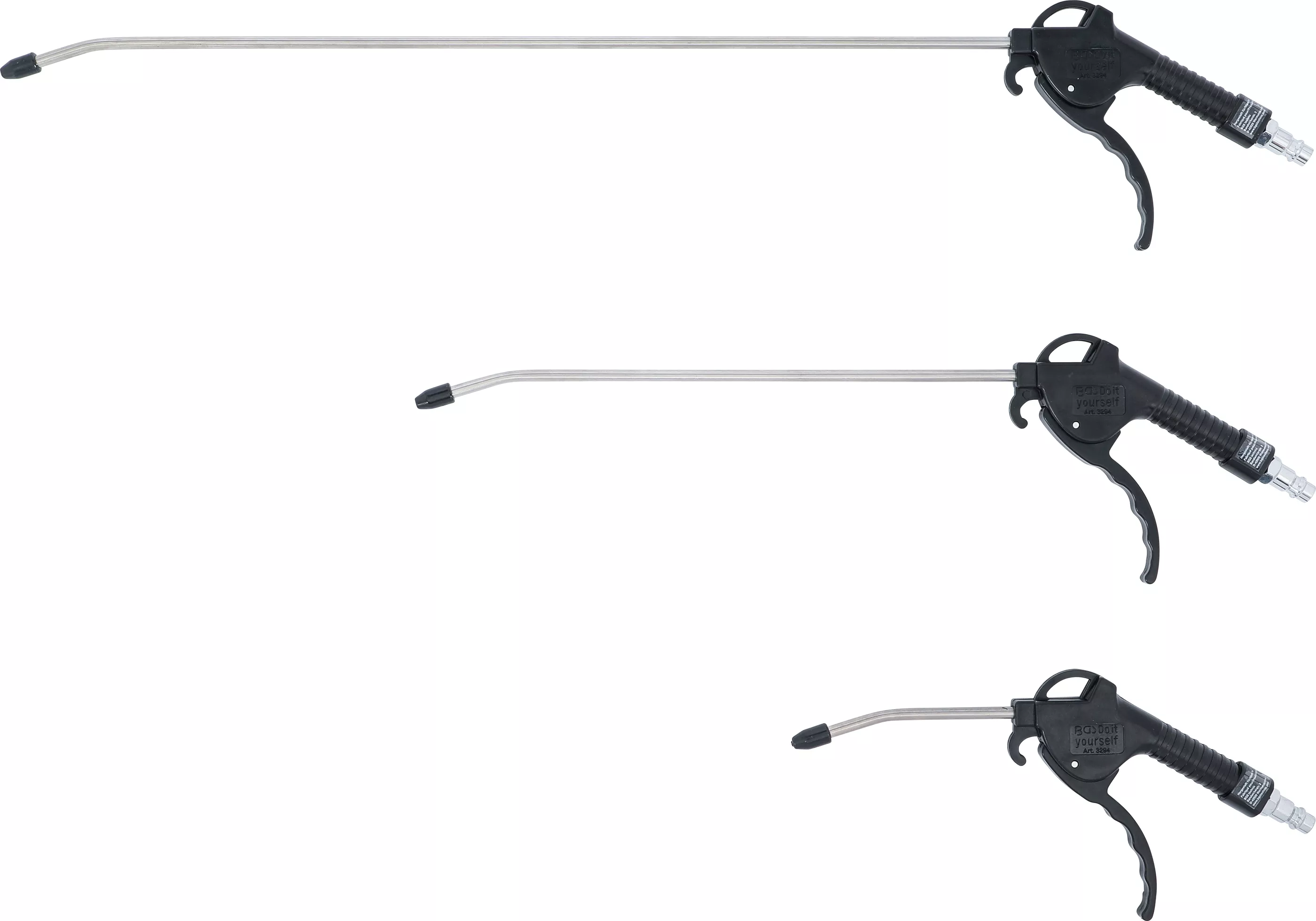Set pistoale de suflare cu aer comprimat | 110 / 300 / 500 mm | 3 piese [5]