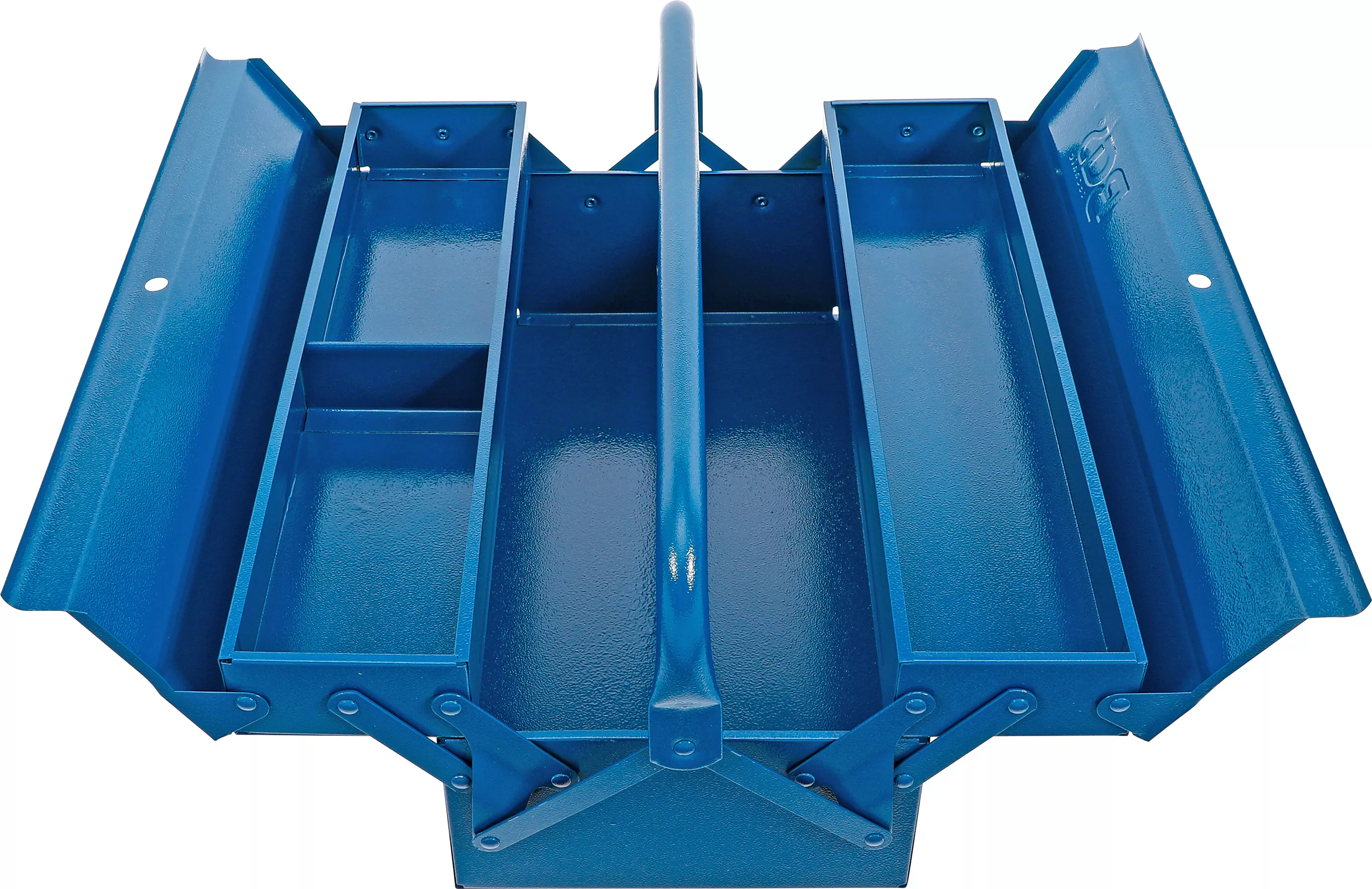 Cutii pentru unelte & genţi - Cutie unelte metalica | gol | 420 x 200 x 150 mm | 3 compartimente