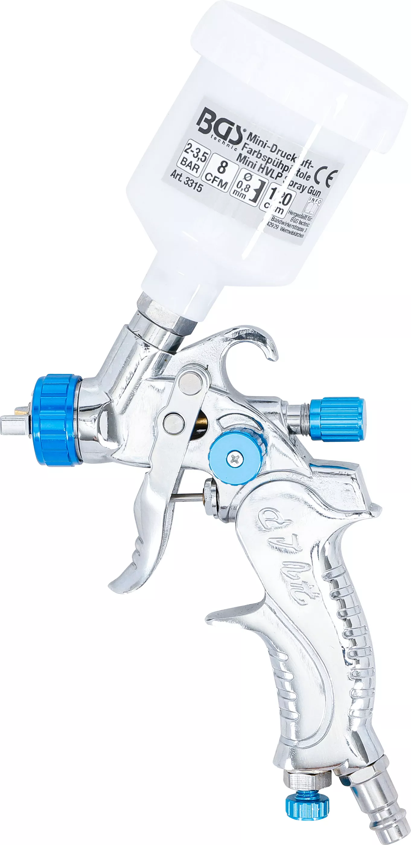 Pistol pneumatic de vopsit mini | 120 cm³ [5]