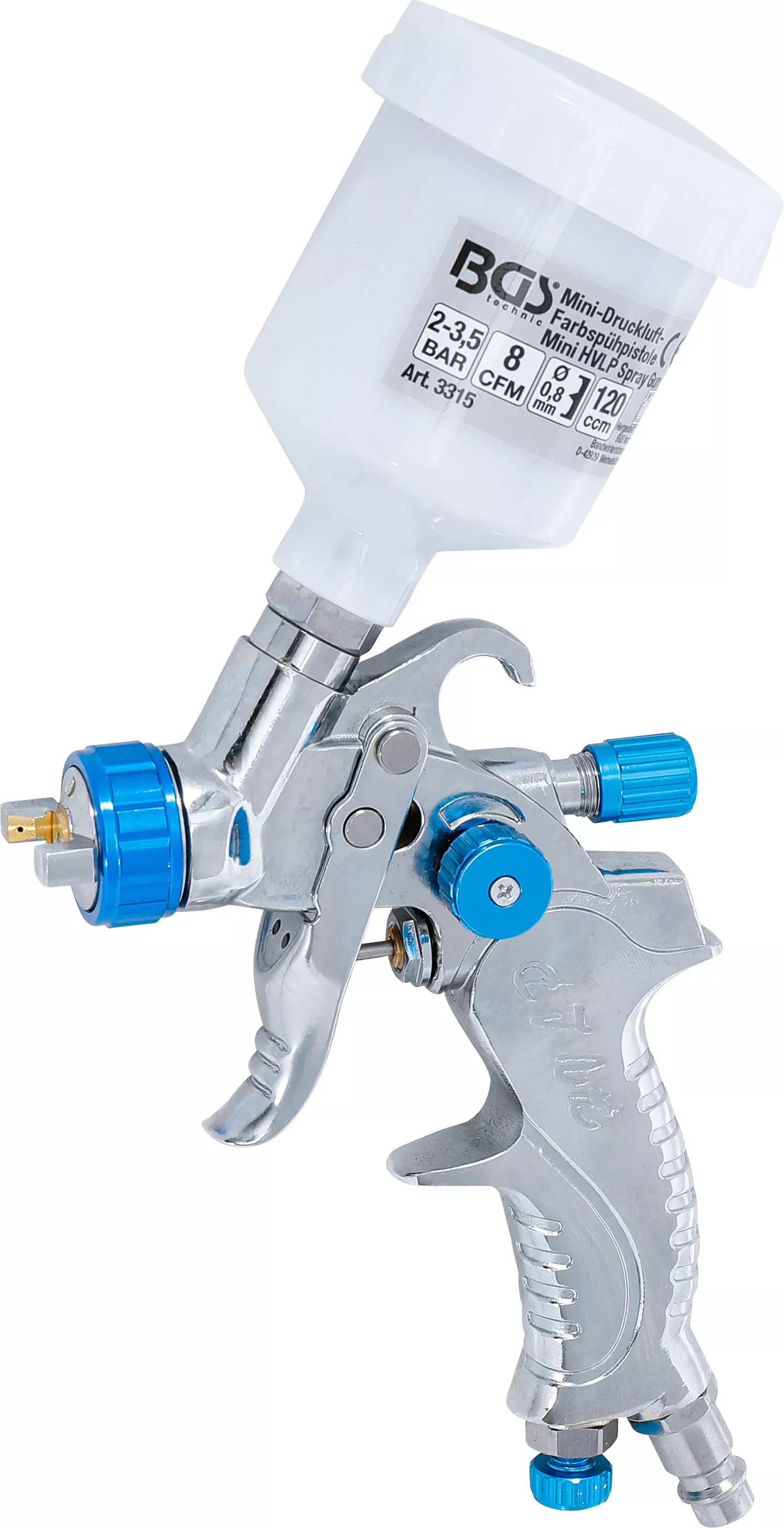 Pistoale de pulverizat - Pistol pneumatic de vopsit mini | 120 cm³