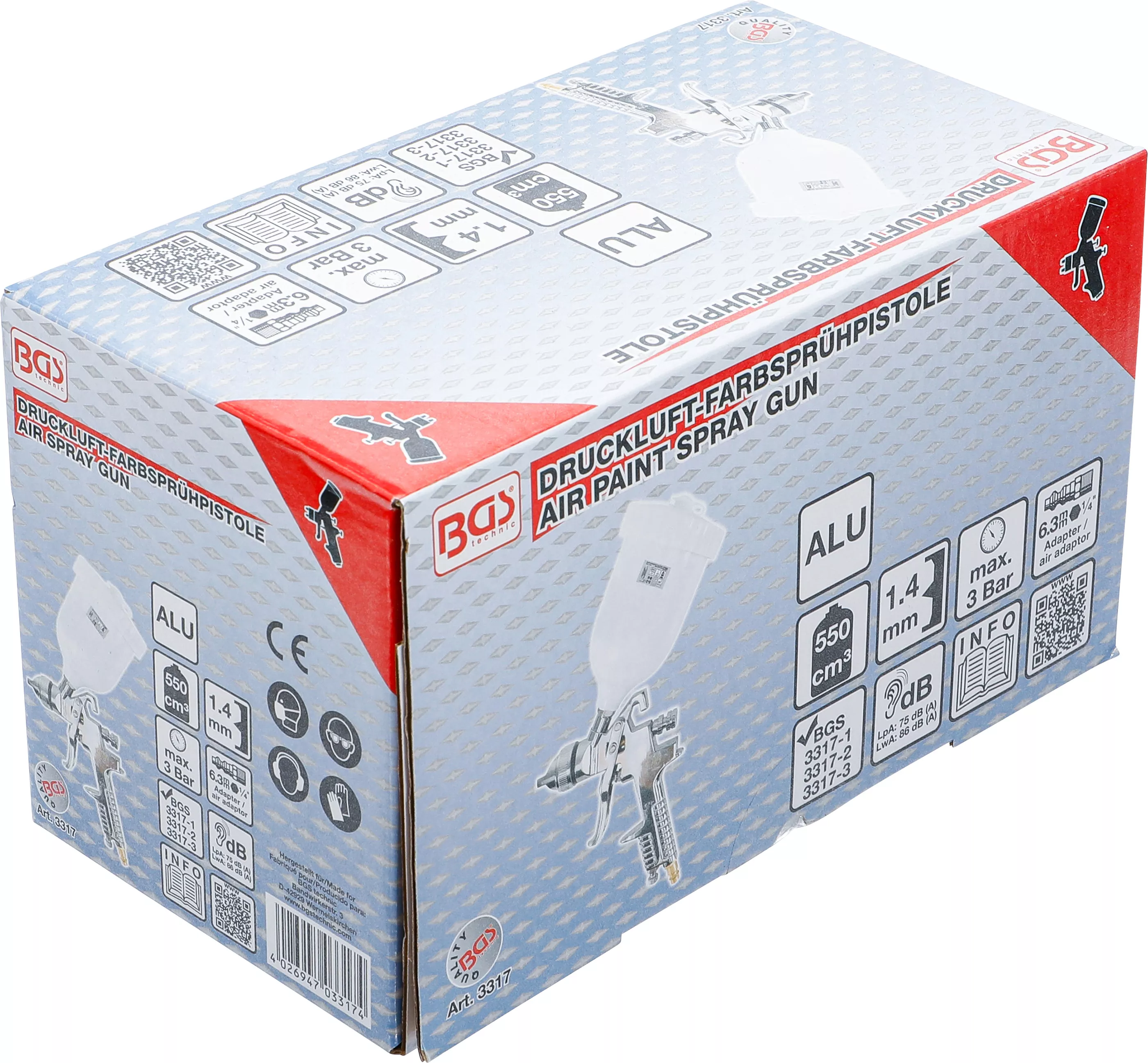 Pistol de vopsit pneumatic | 550 cm³ [6]