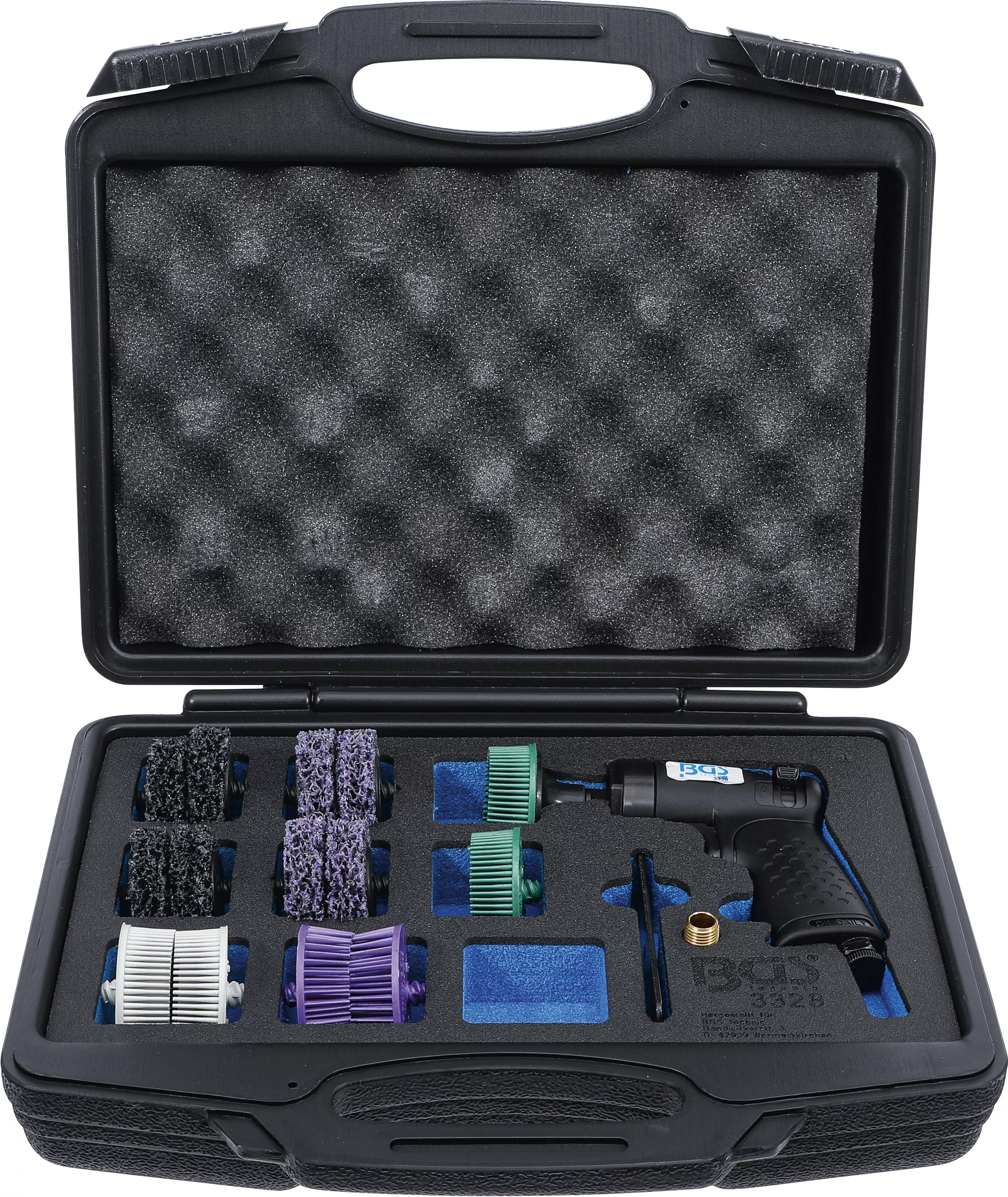 Polizoare - Set perii slefuire pneumatica | 17 piese