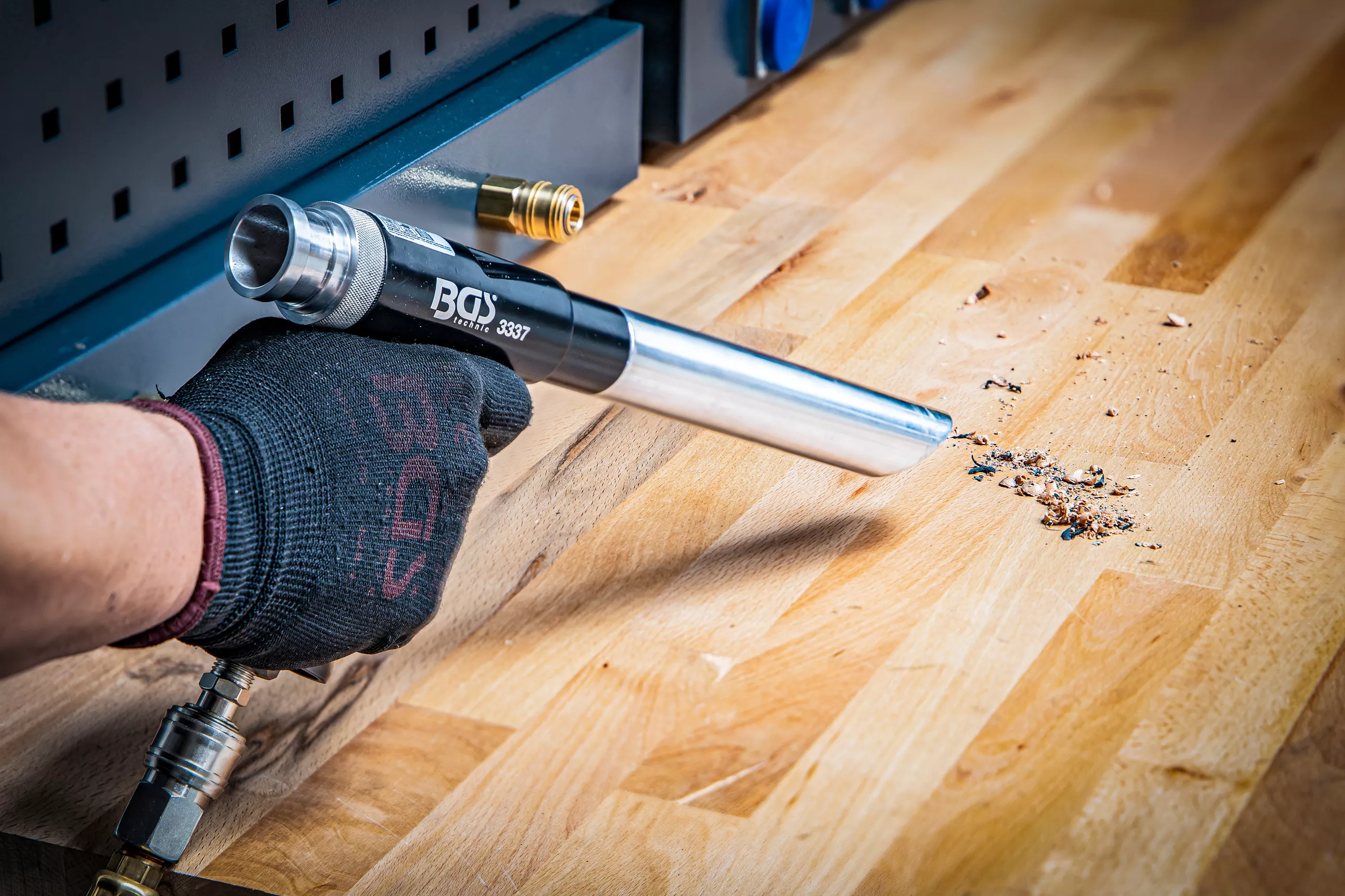 Pistol de aspirare / suflat cu aer comprimat | comutabil | 8 piese [4]